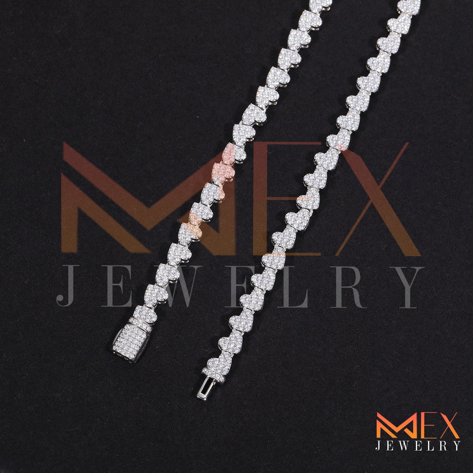 925 FANCY MOISSANITE CHAIN 6MM