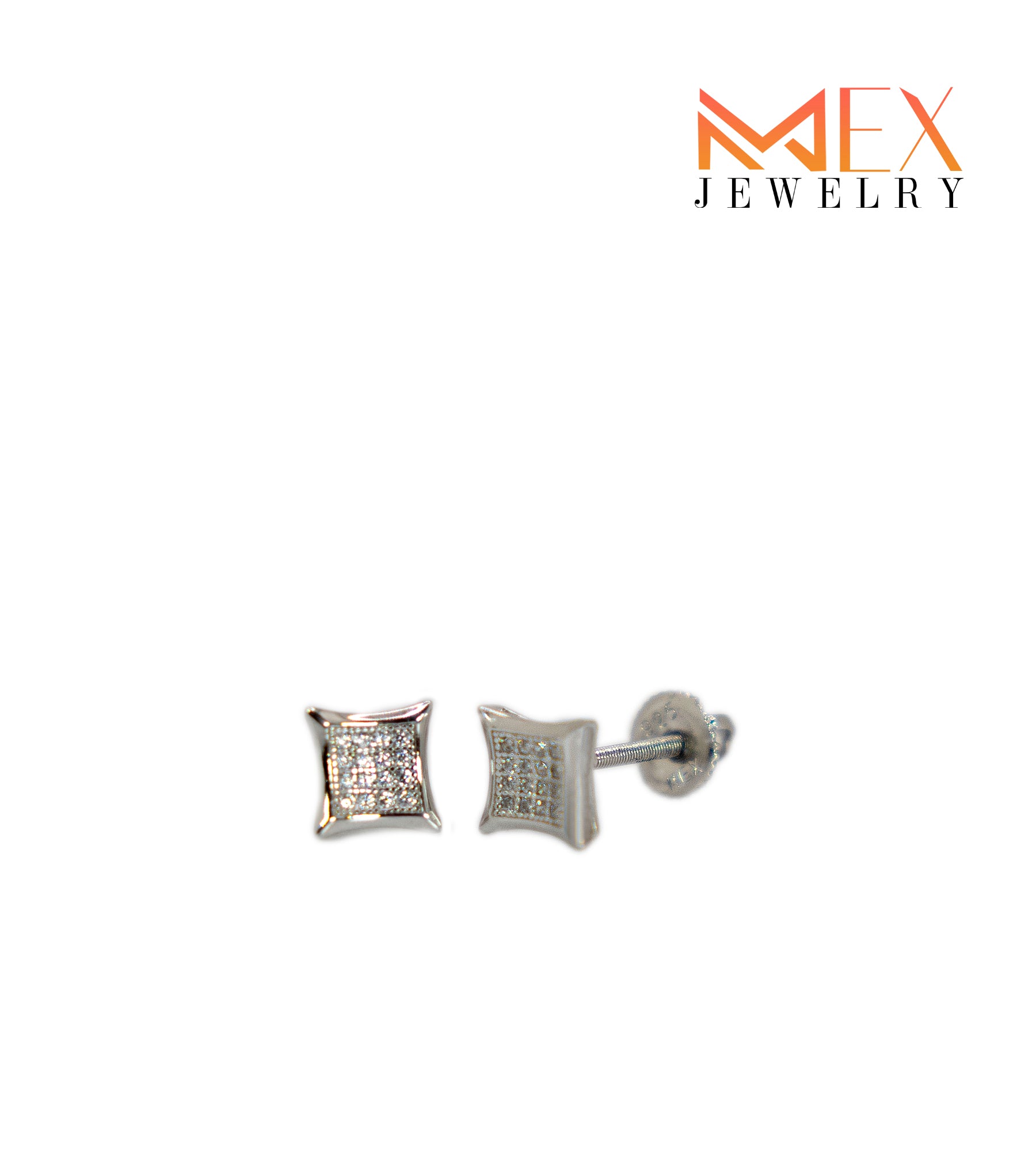 1-MEX143 925 Silver Earrings