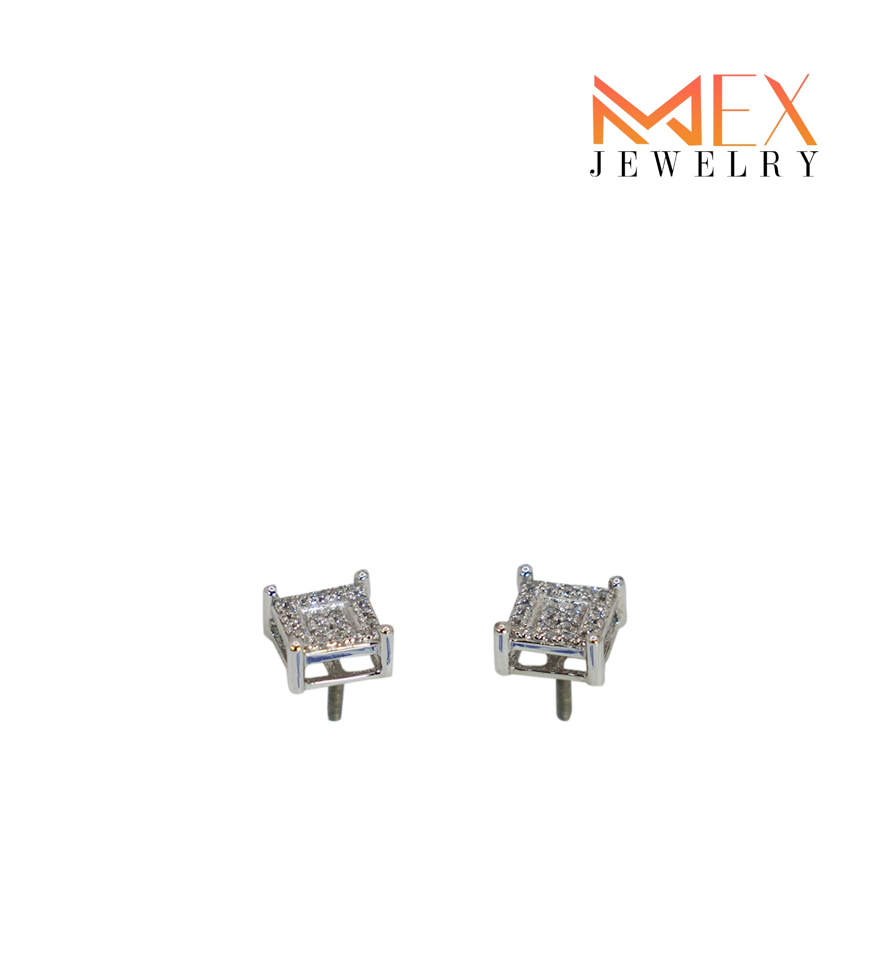 4-MEX307 925 Silver Earrings