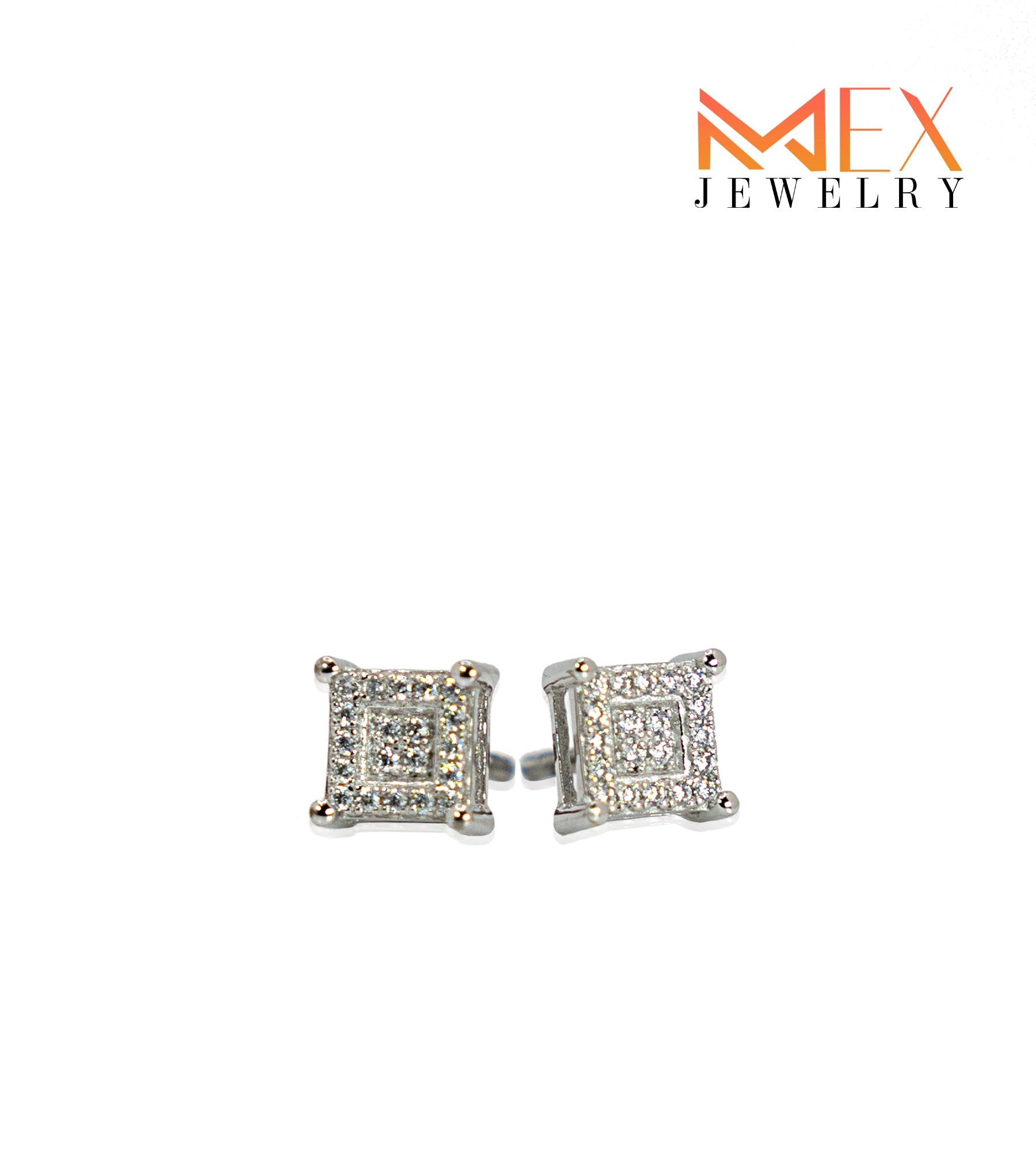 4-MEX307 925 Silver Earrings