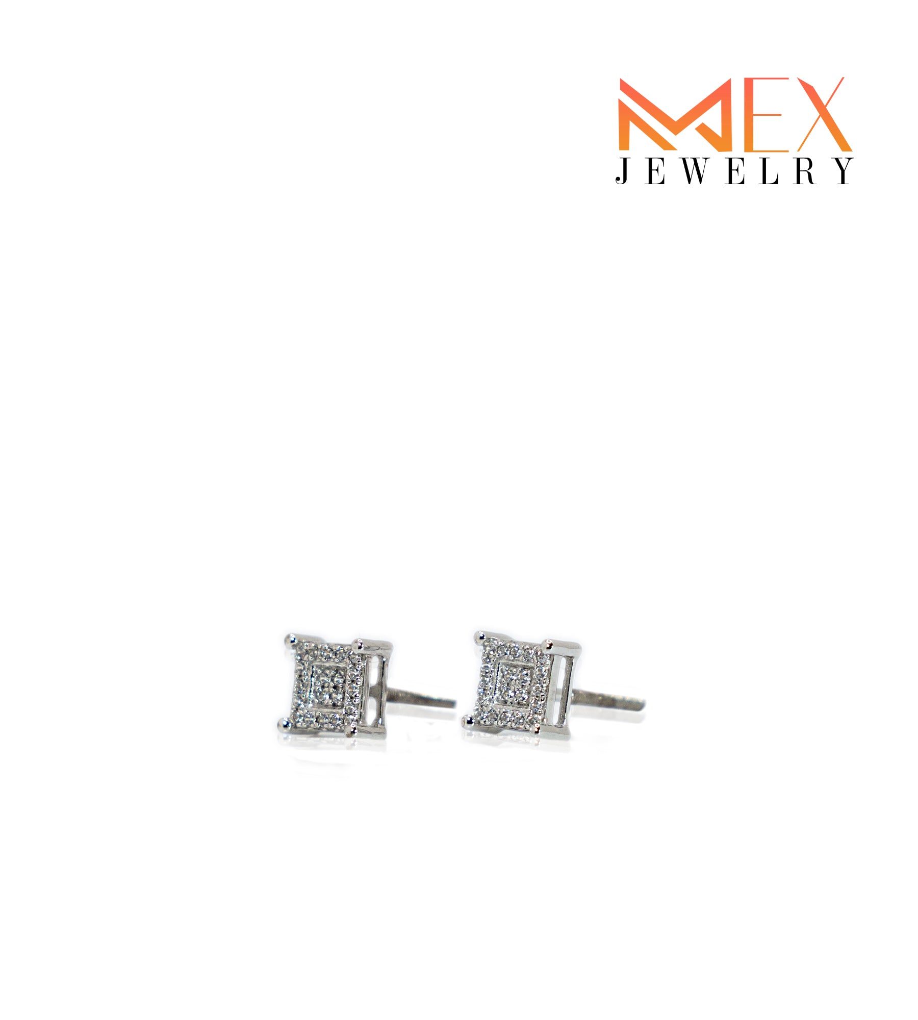 4-MEX307 925 Silver Earrings