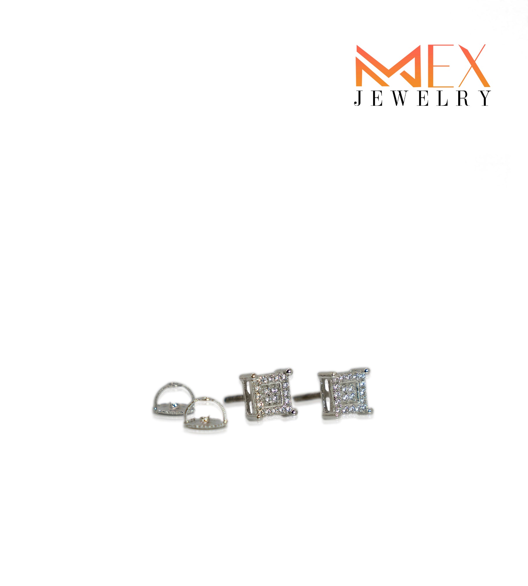 4-MEX307 925 Silver Earrings