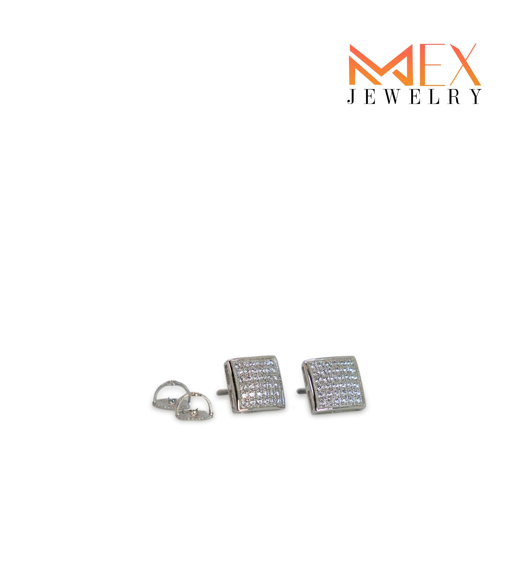 6-MEX436 925 Silver Earrings