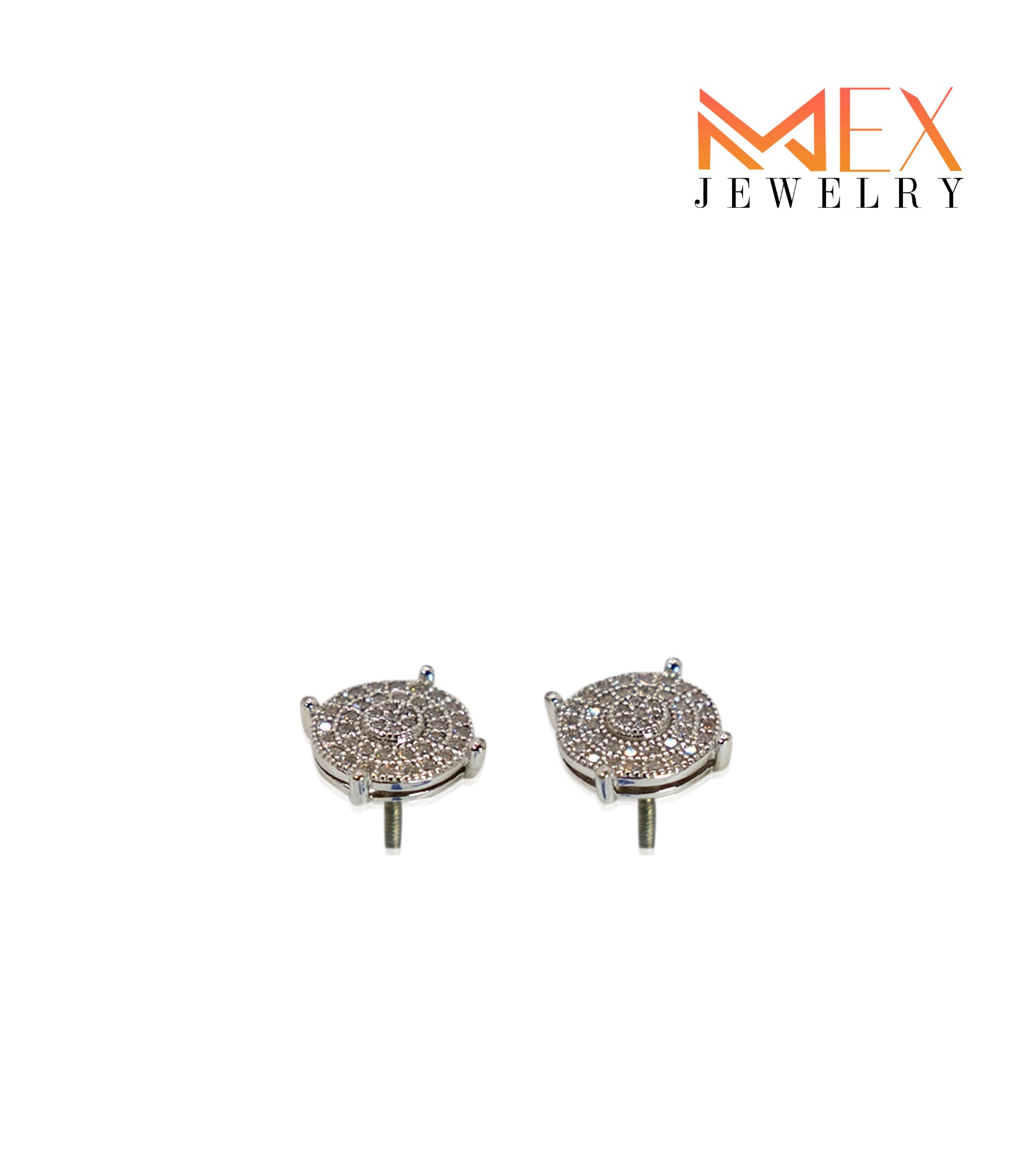 12-MEX624 925 Silver Earrings