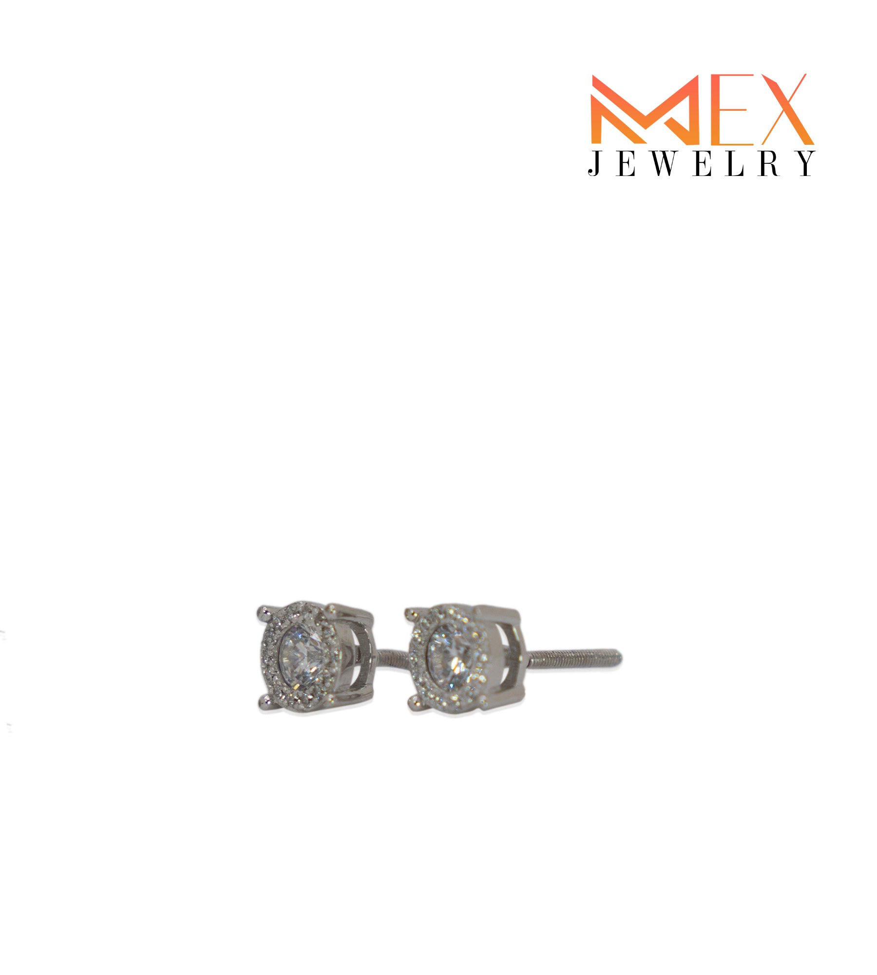 11-MEX739 925 Silver Earrings