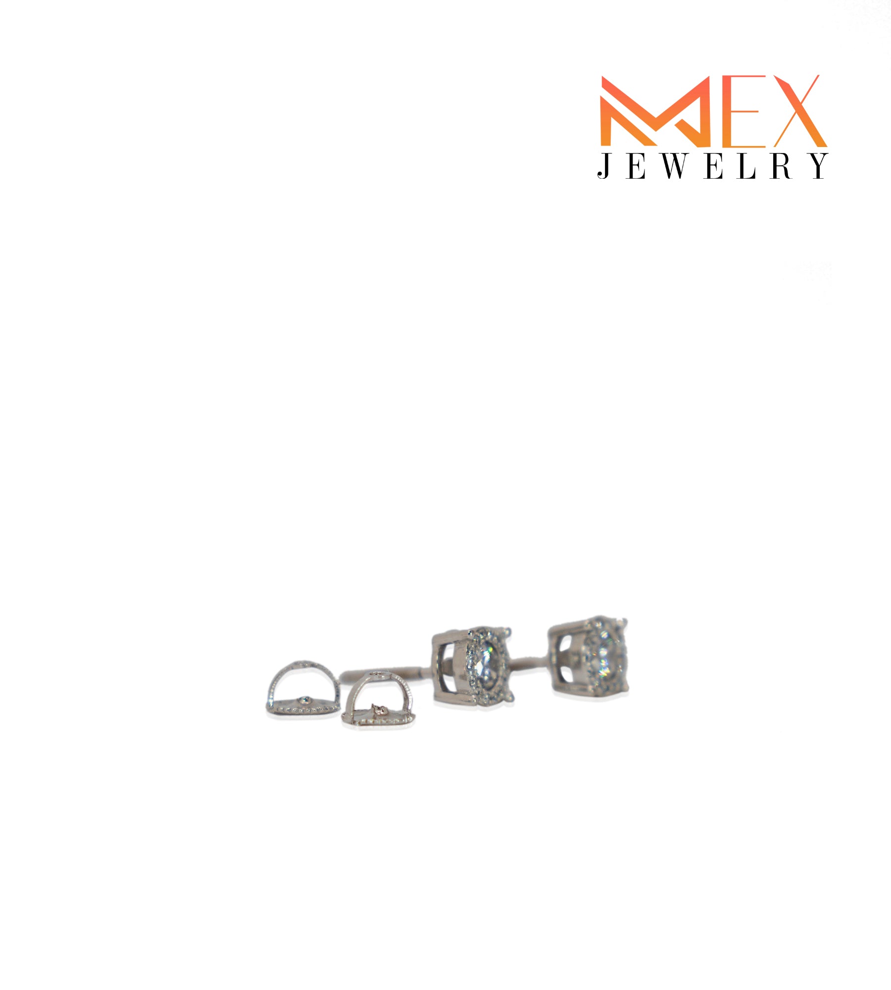 11-MEX739 925 Silver Earrings