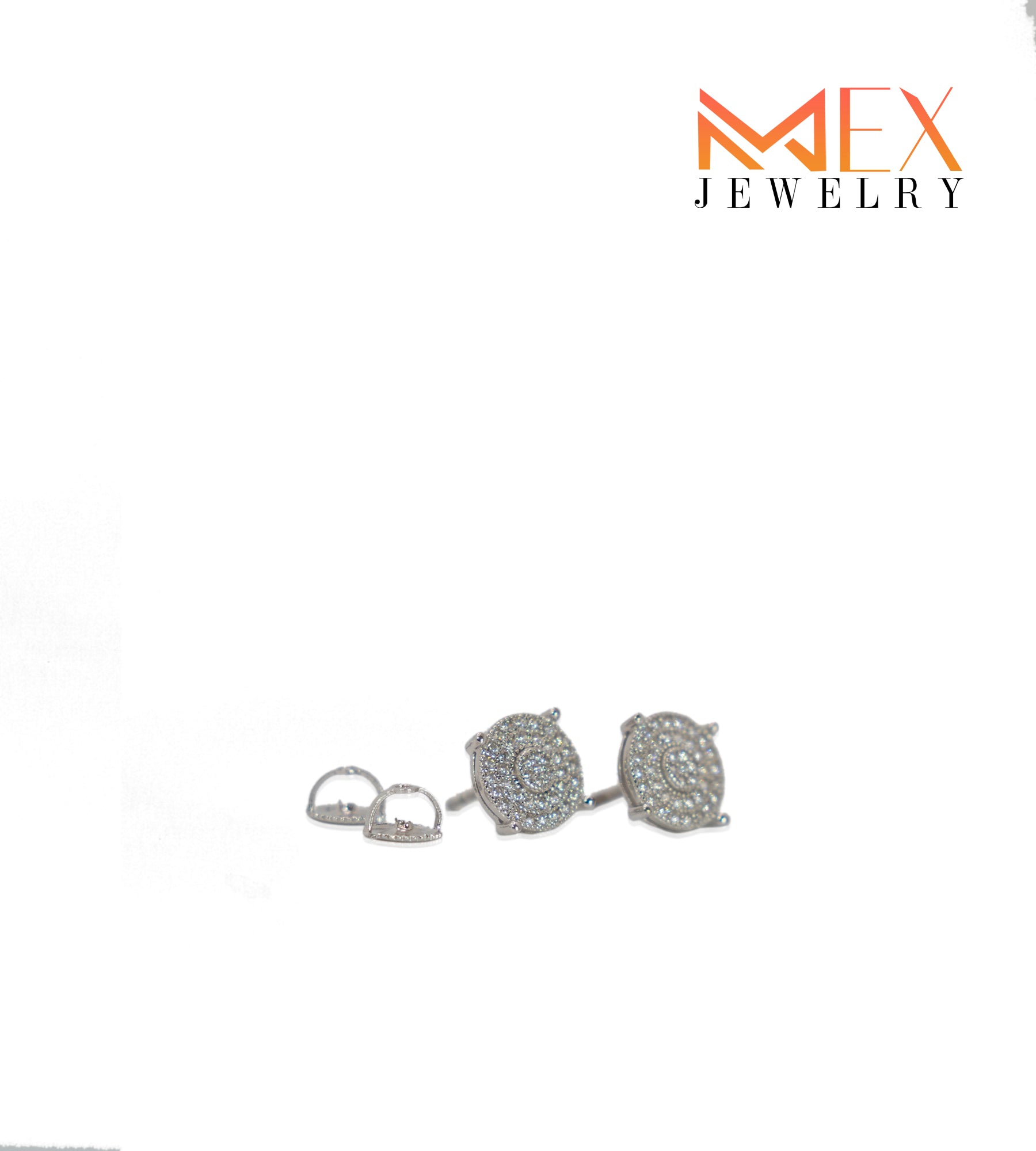 12-MEX624 925 Silver Earrings