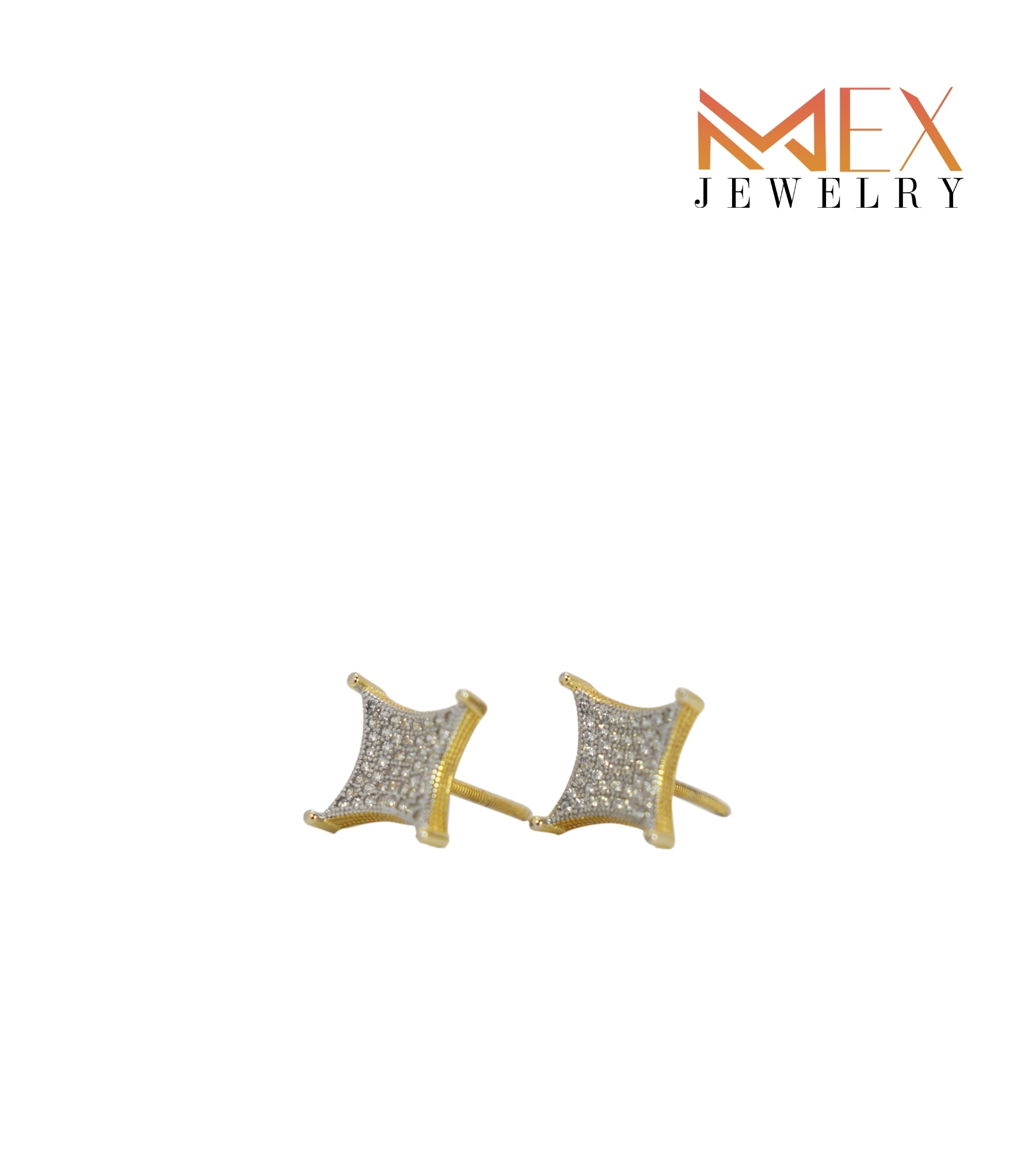 24-MEX380 925 Silver Earrings