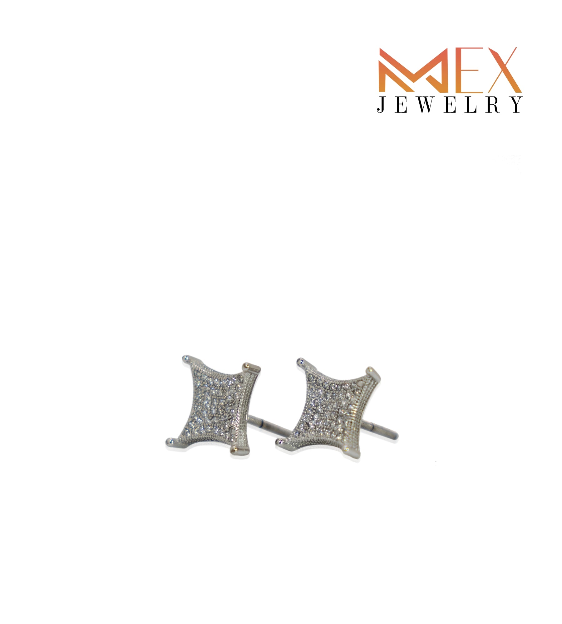 24-MEX380 925 Silver Earrings