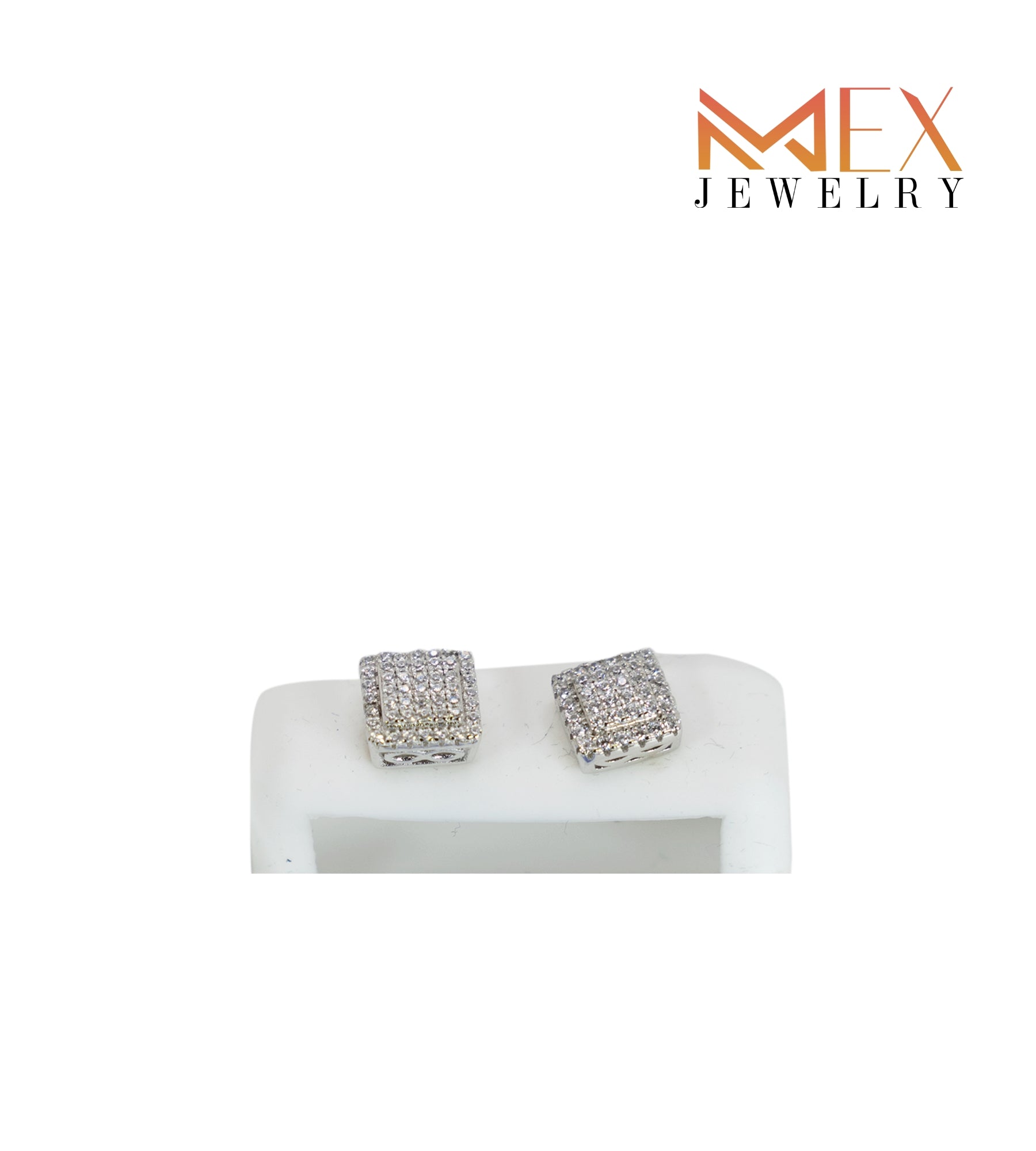 29-MEX757 925 Silver Earrings