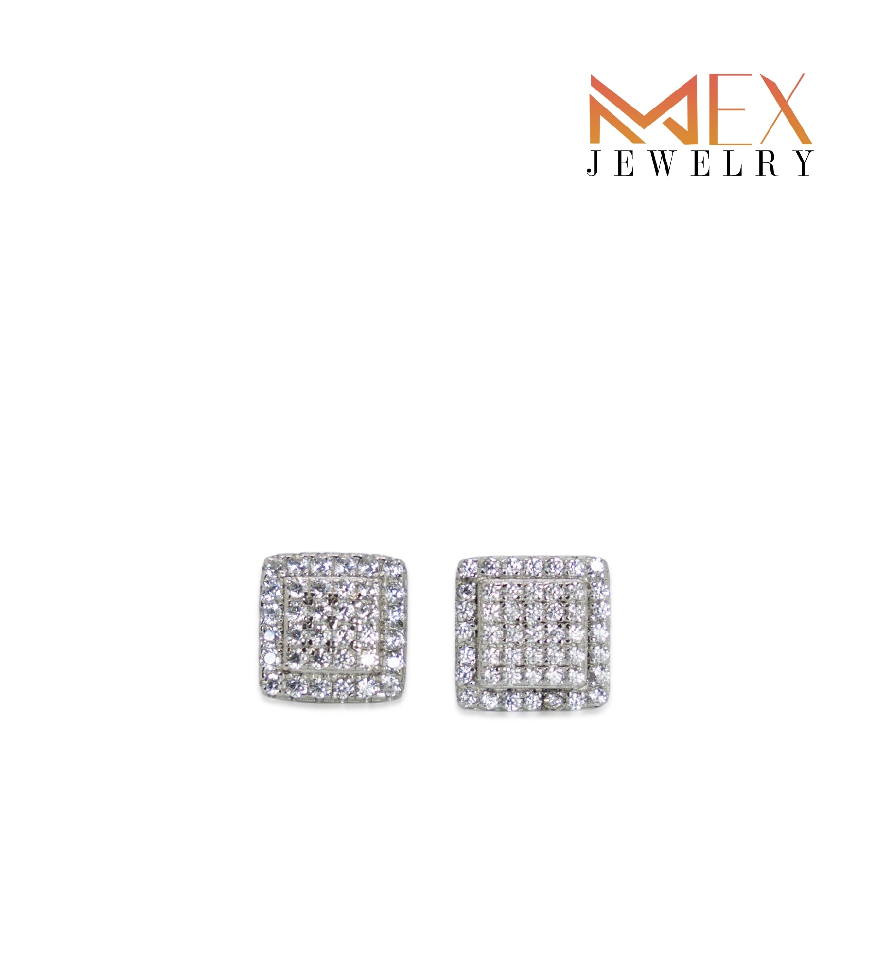 29-MEX757 925 Silver Earrings