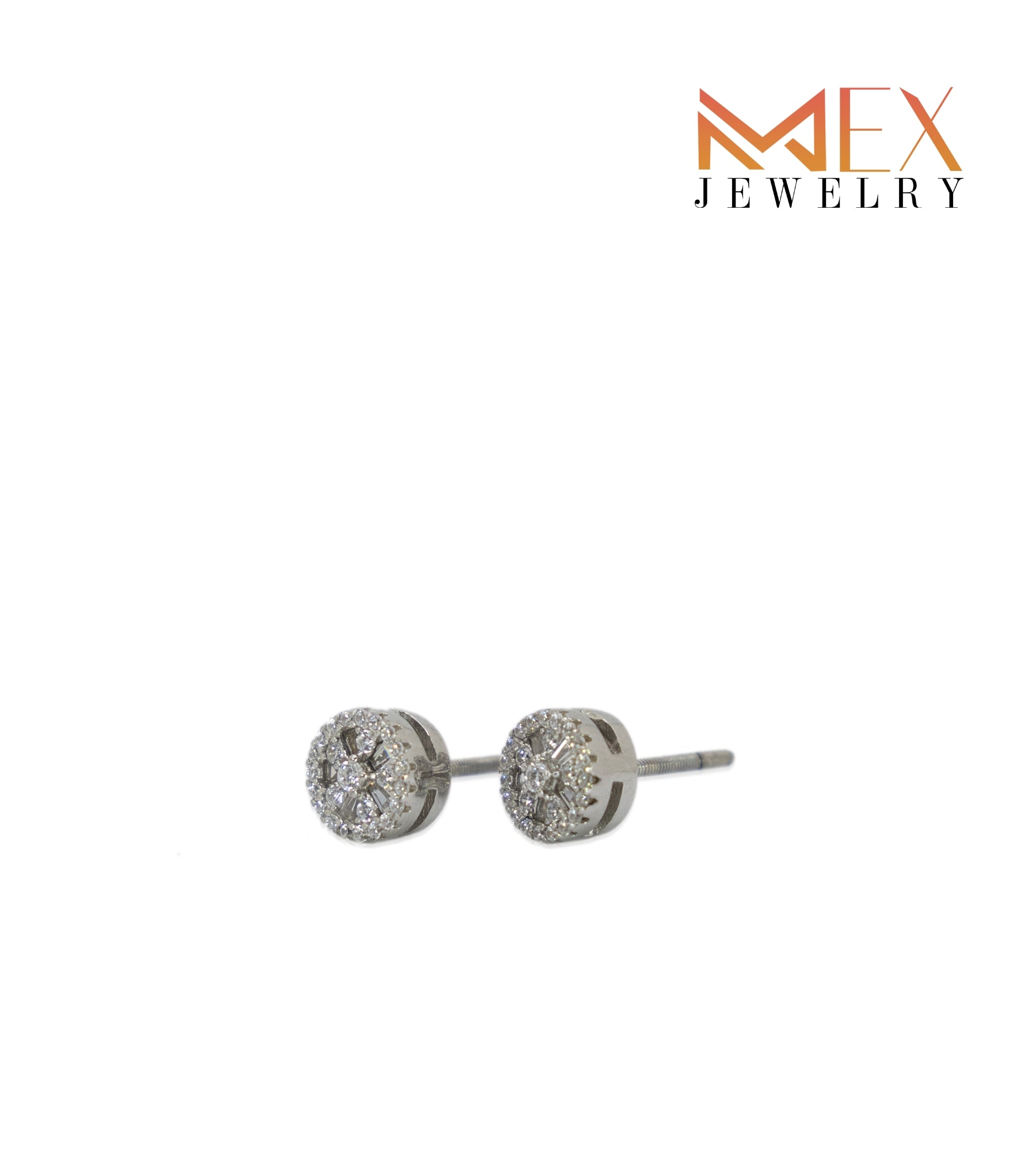 33-MEX6843 925 Silver Earrings