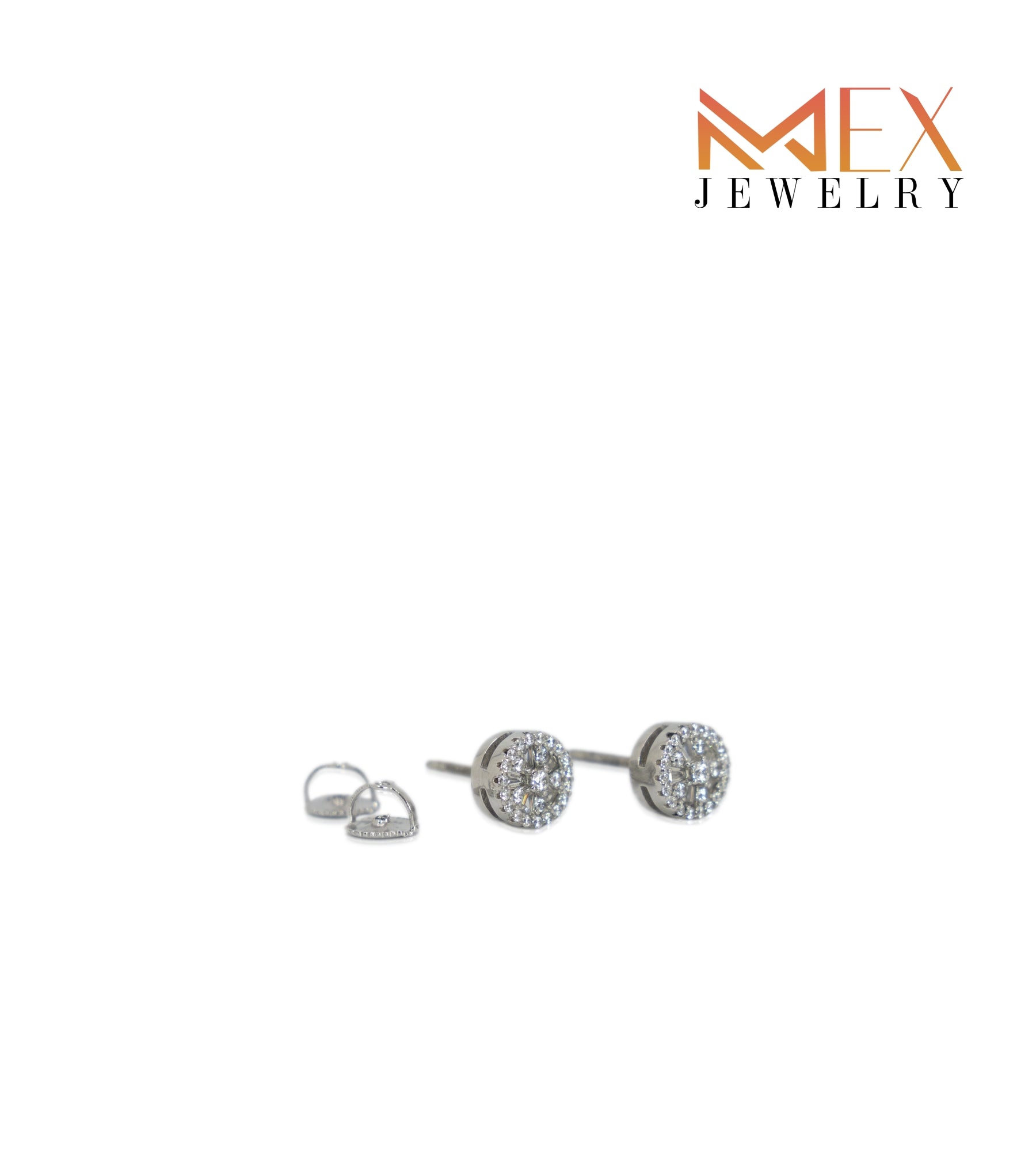 33-MEX6843 925 Silver Earrings