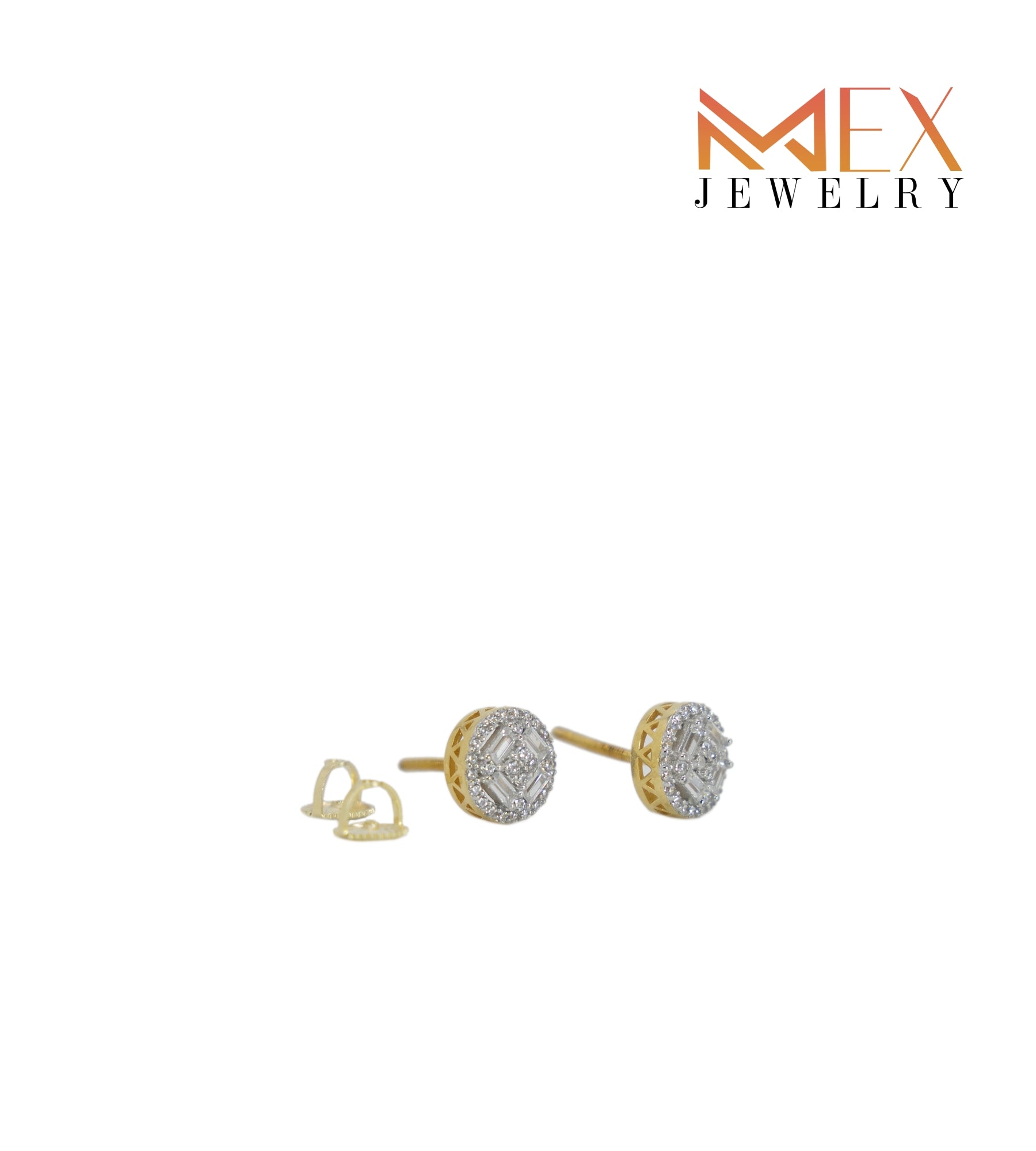 34-MEX6846 925 Silver Earrings