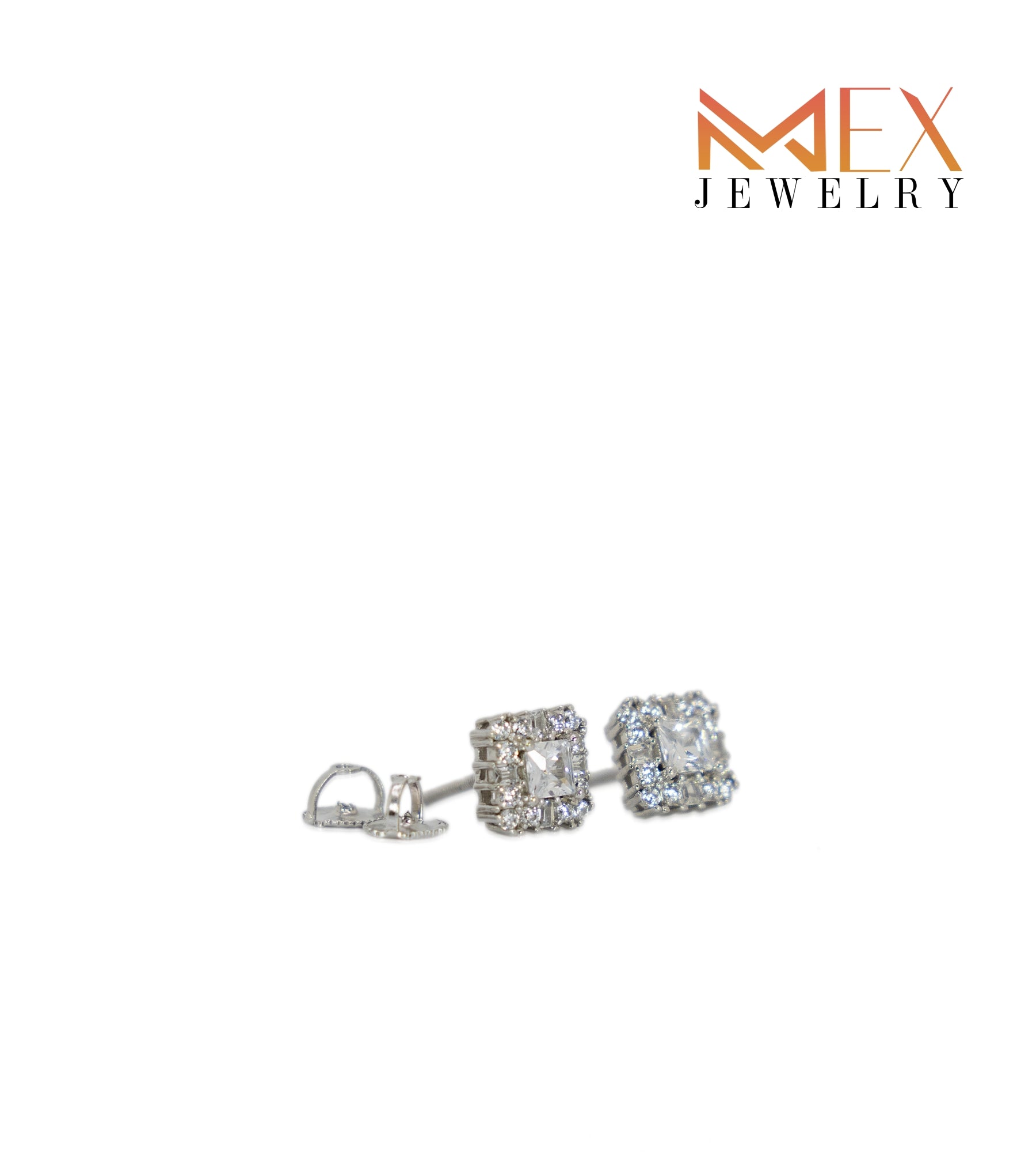 42-MEX6845 925 Silver Earrings