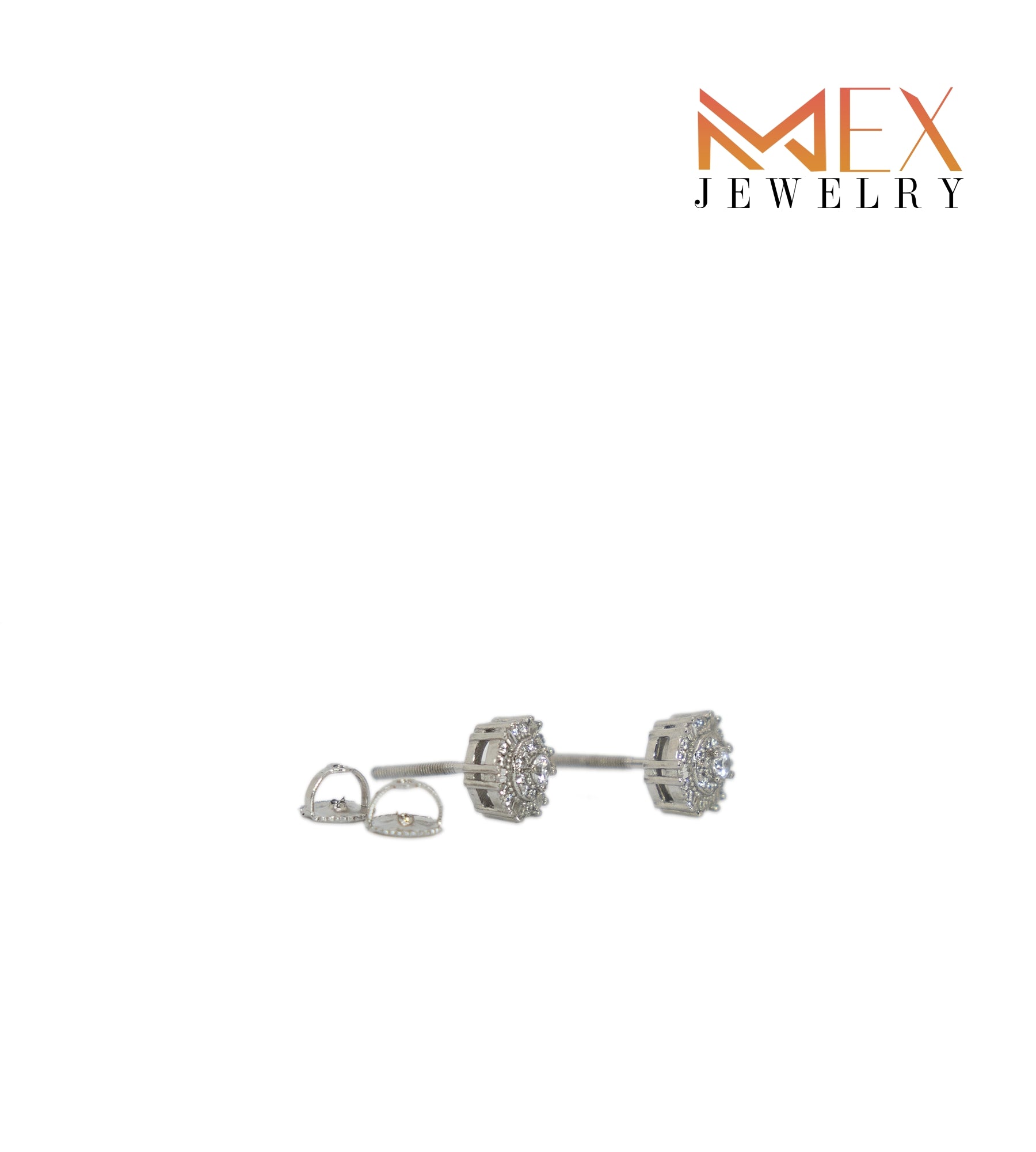 43-MEX6851 925 Silver Earrings