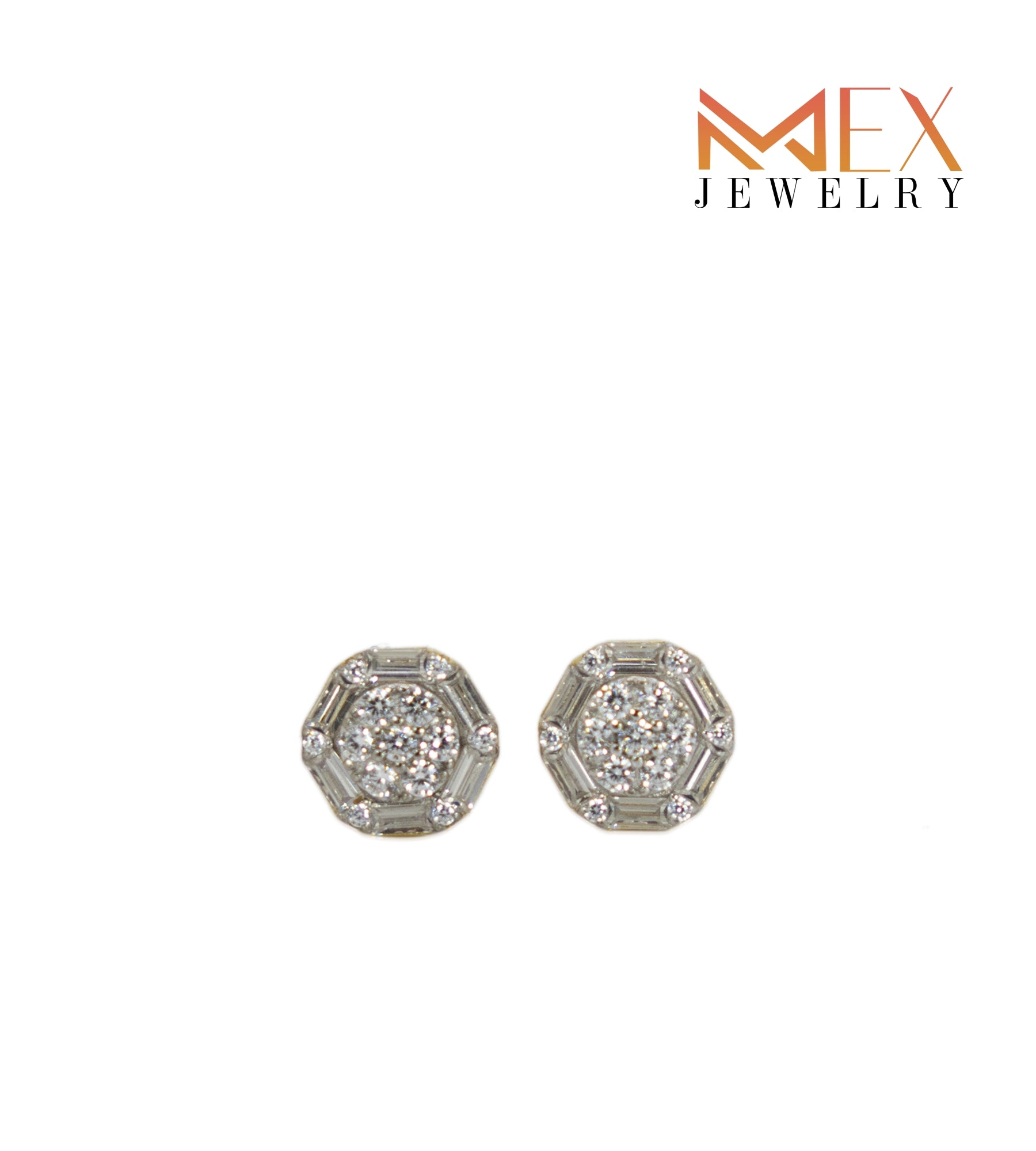 44-MEX6839 925 Silver Earrings