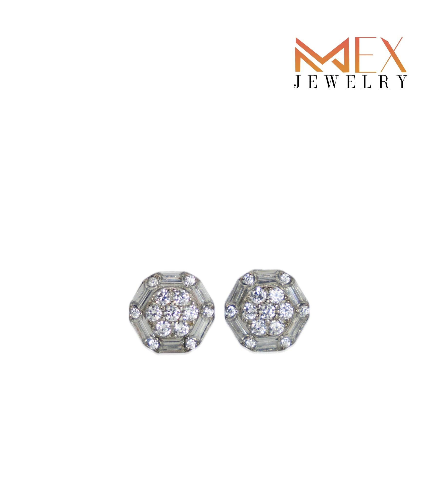 44-MEX6839 925 Silver Earrings