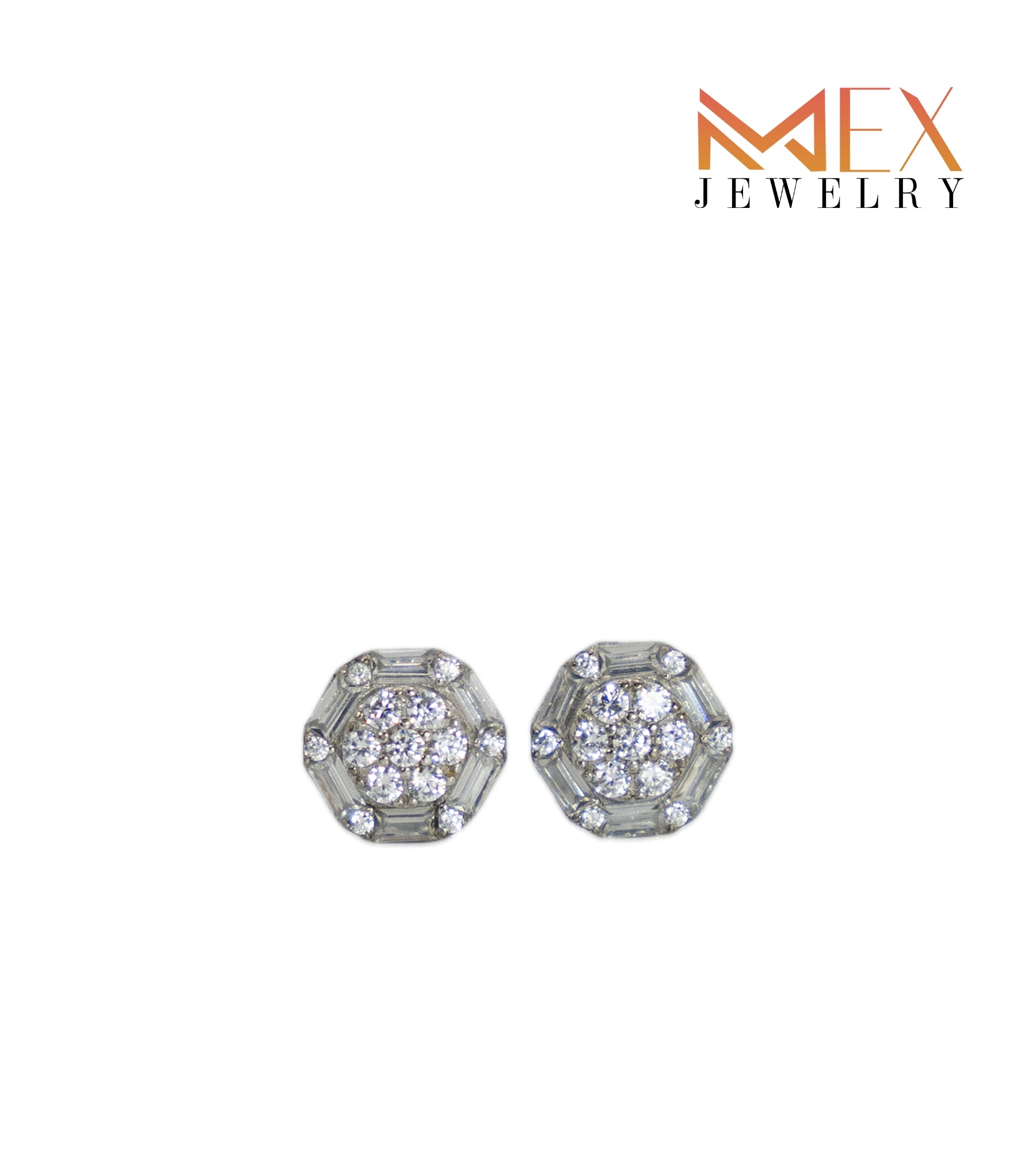 44-MEX6839 925 Silver Earrings