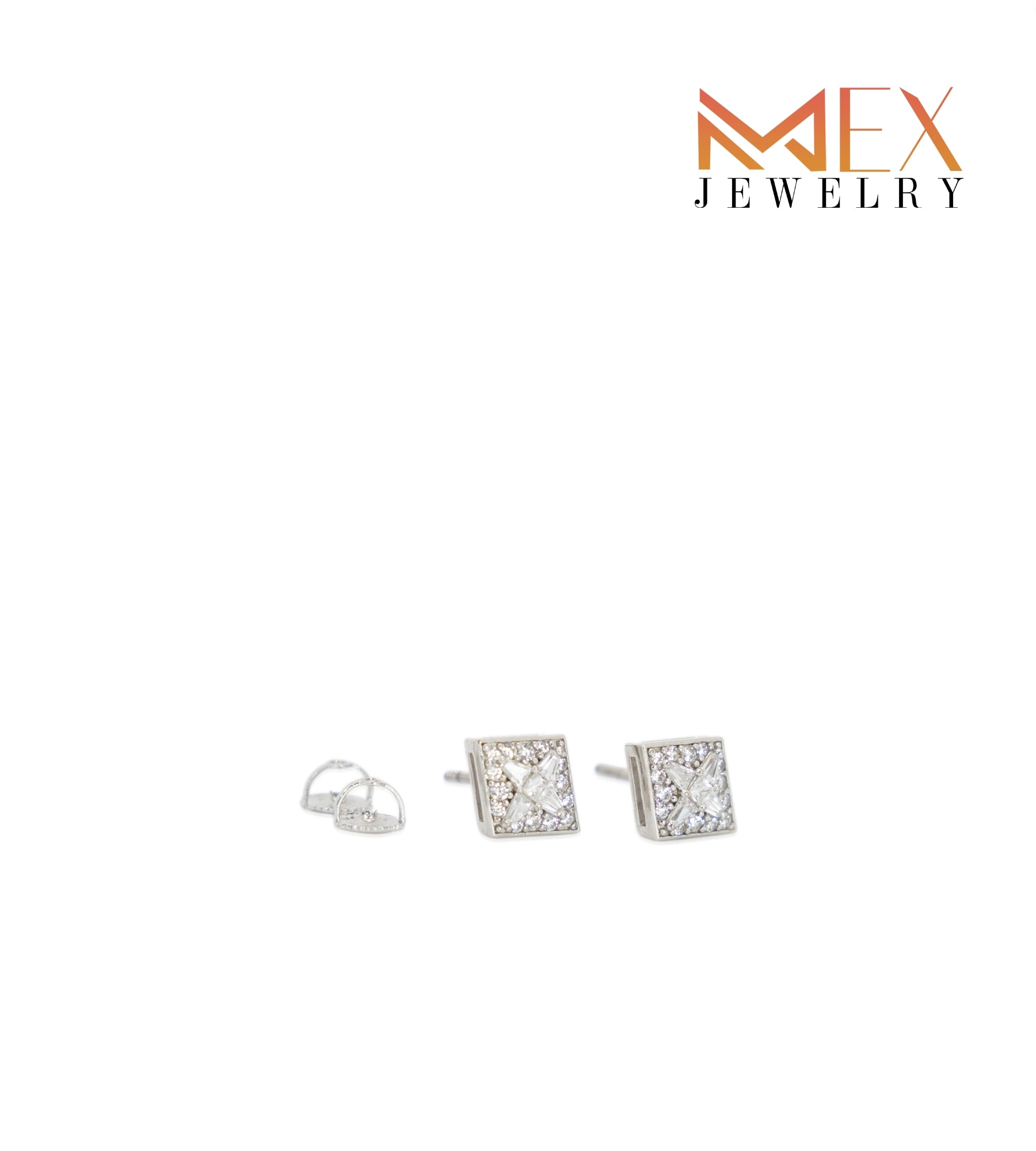 45-MEX6856 925 Silver Earrings