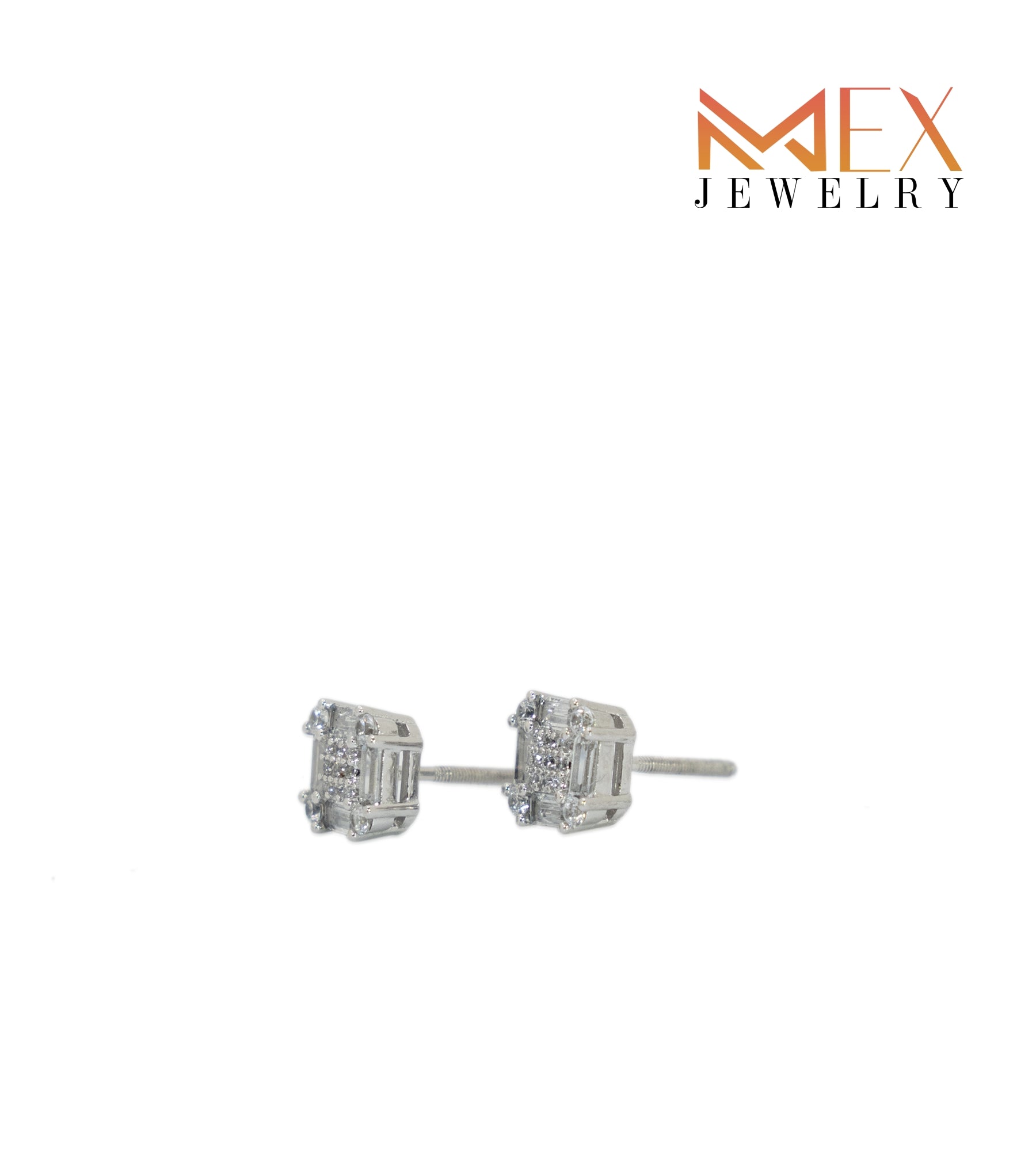 47-MEX6840 925 Silver Earrings