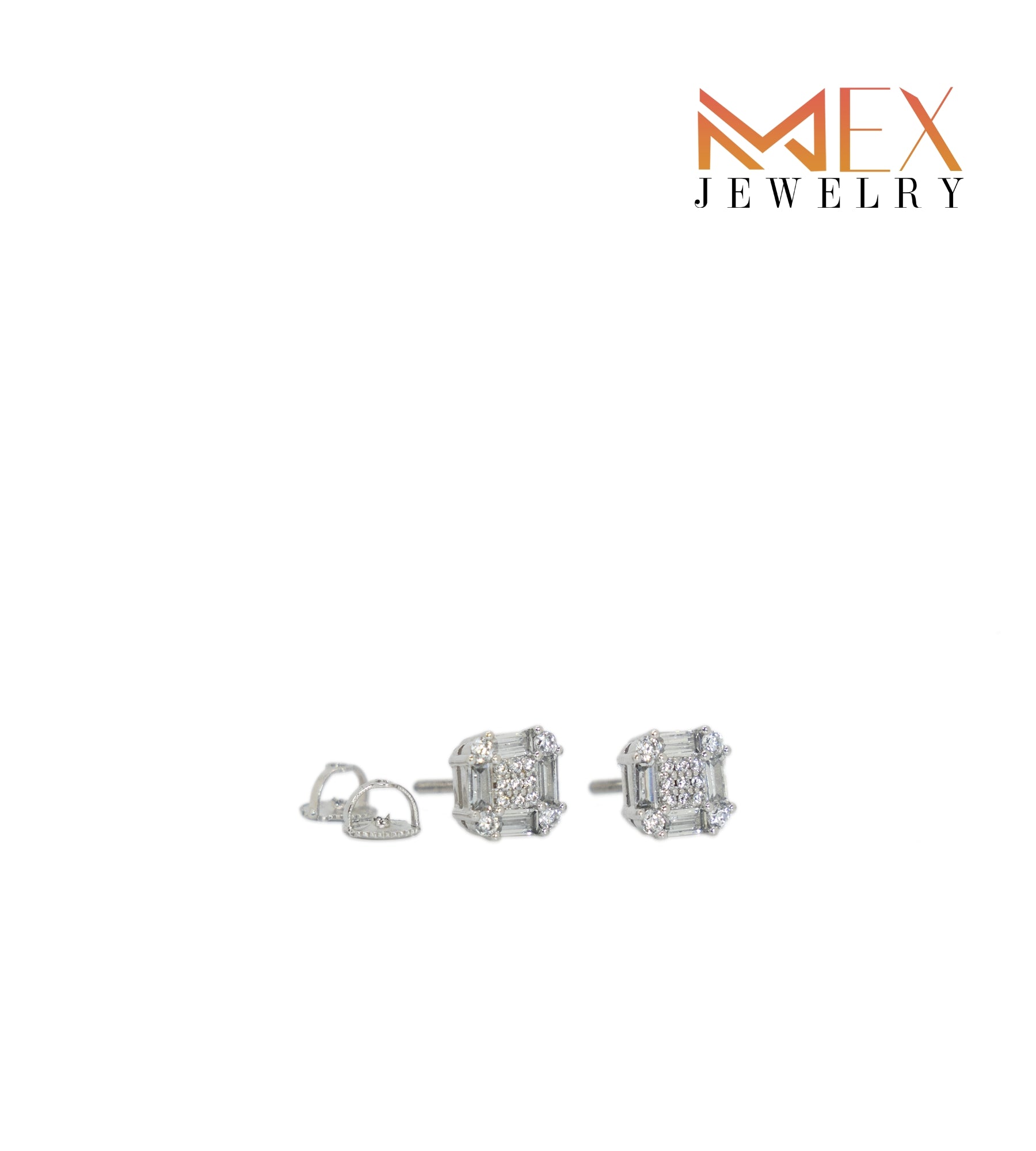 47-MEX6840 925 Silver Earrings