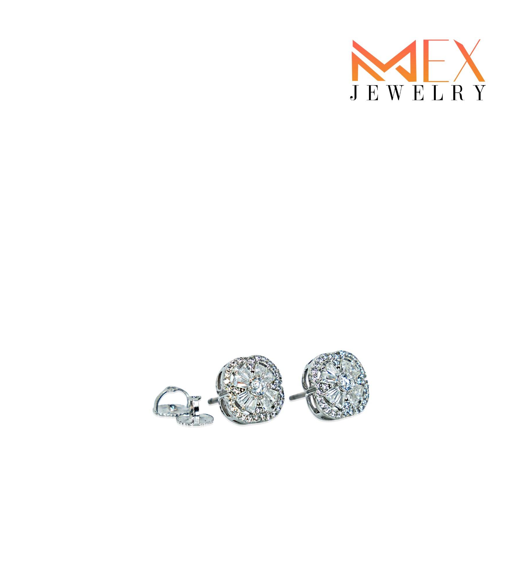 56-MEX6859 925 Silver Earrings