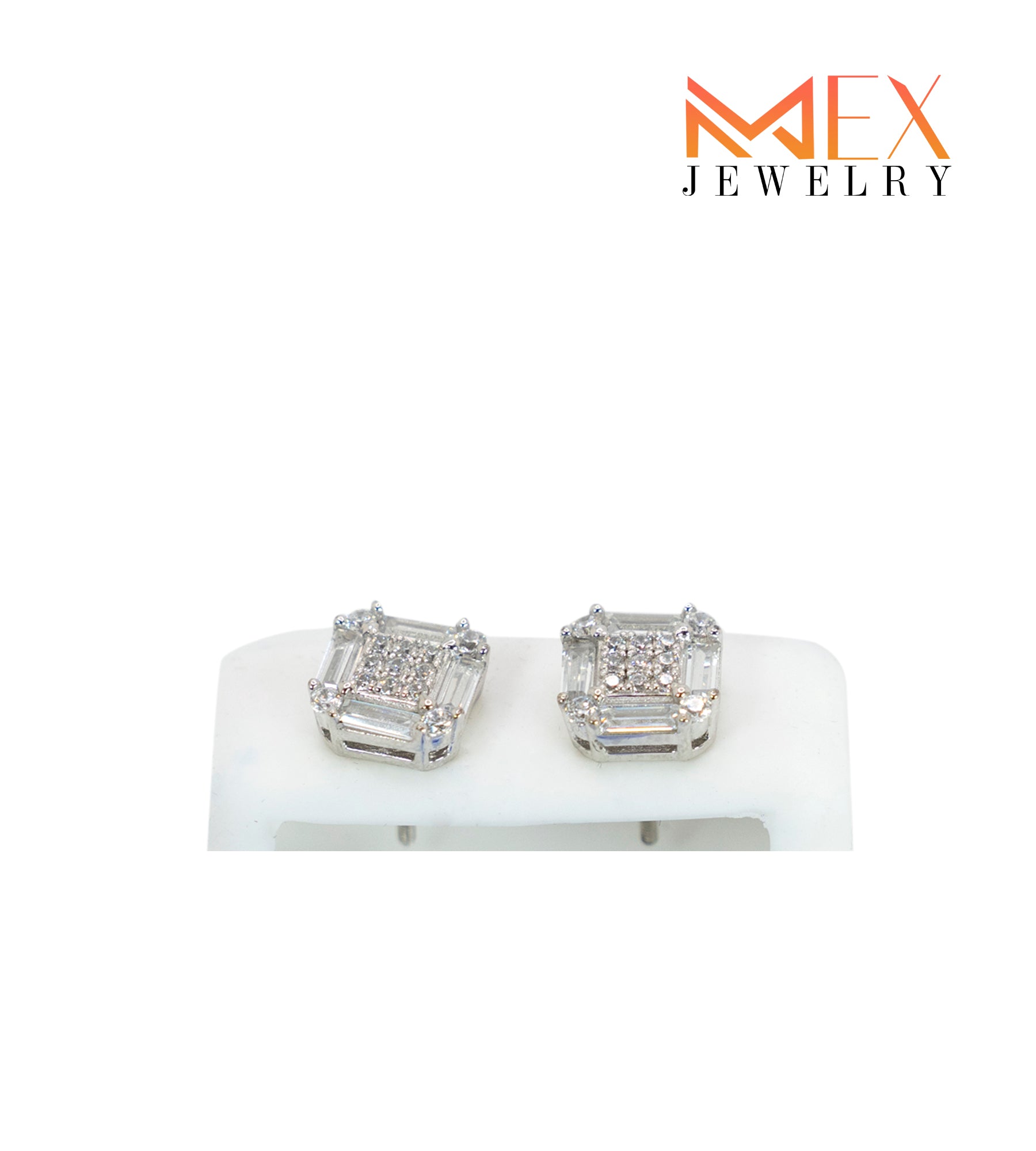 61-MEX684 925 Silver Earrings