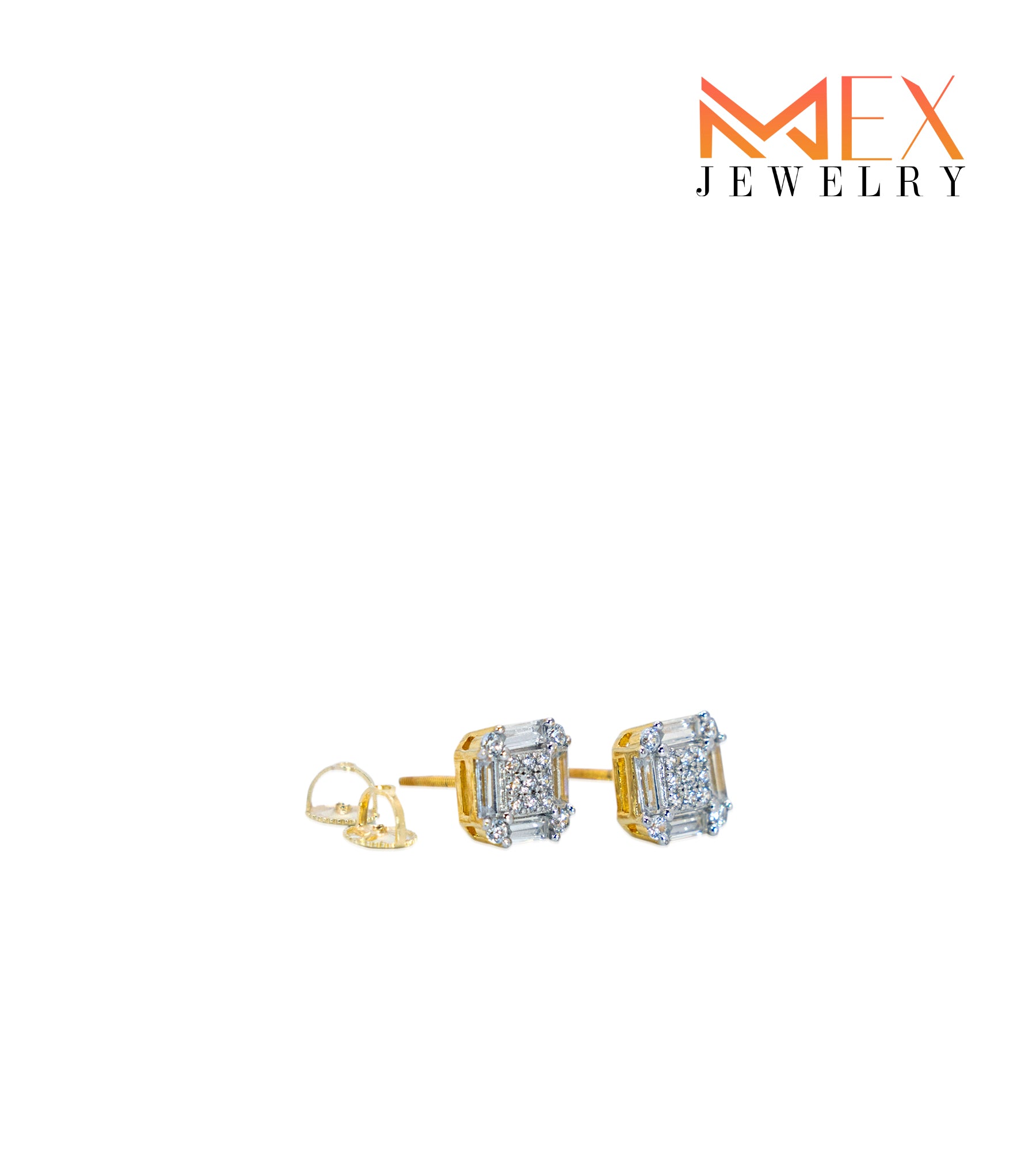 61-MEX684 925 Silver Earrings