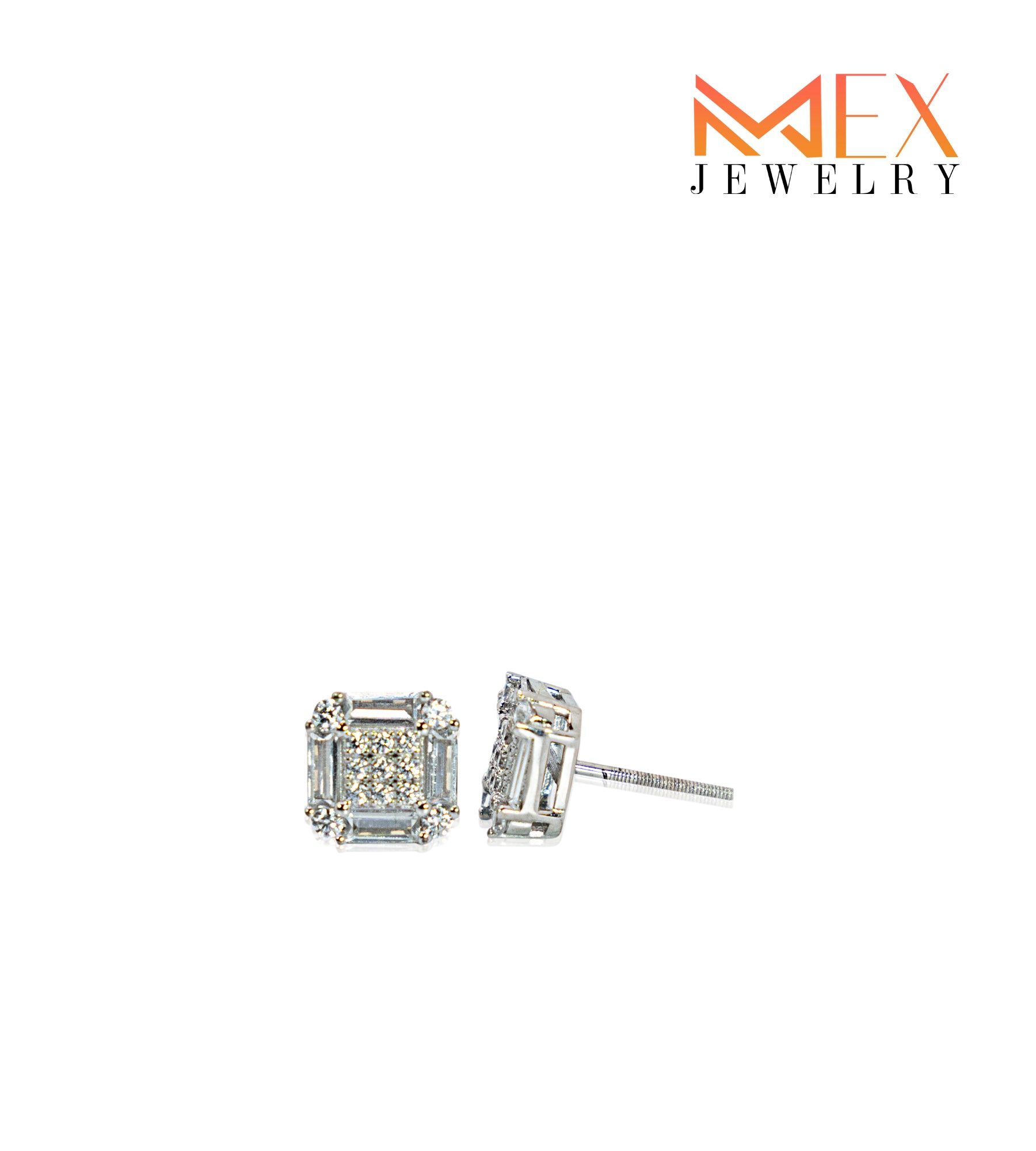 61-MEX684 925 Silver Earrings