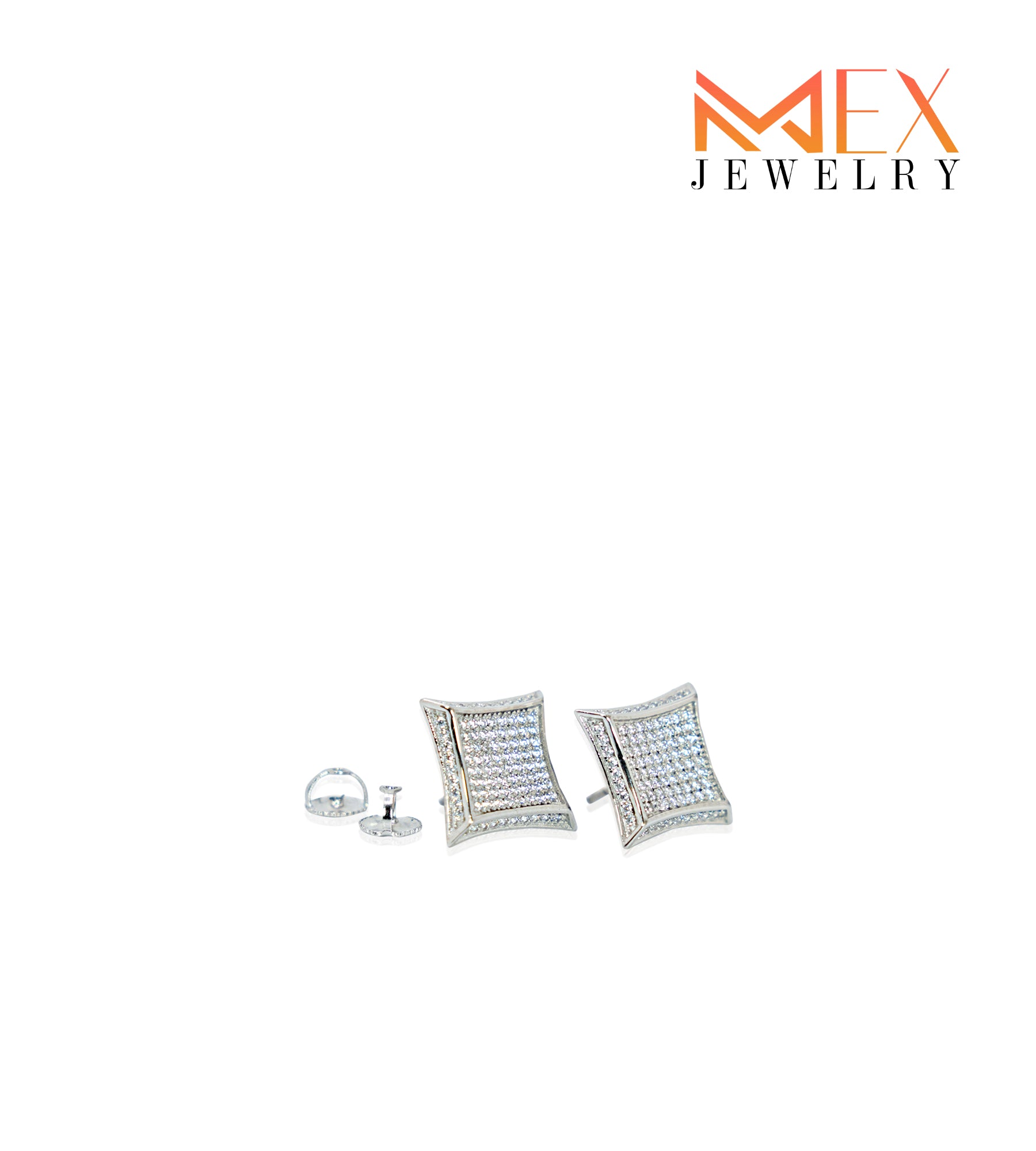 62-MEX153 925 Silver Earrings