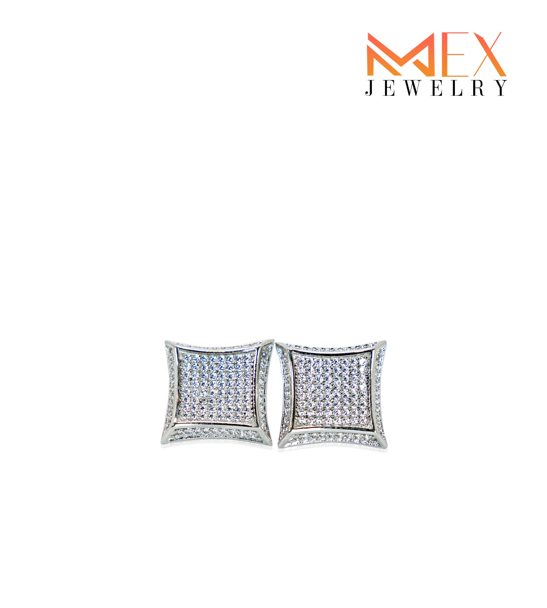 62-MEX153 925 Silver Earrings