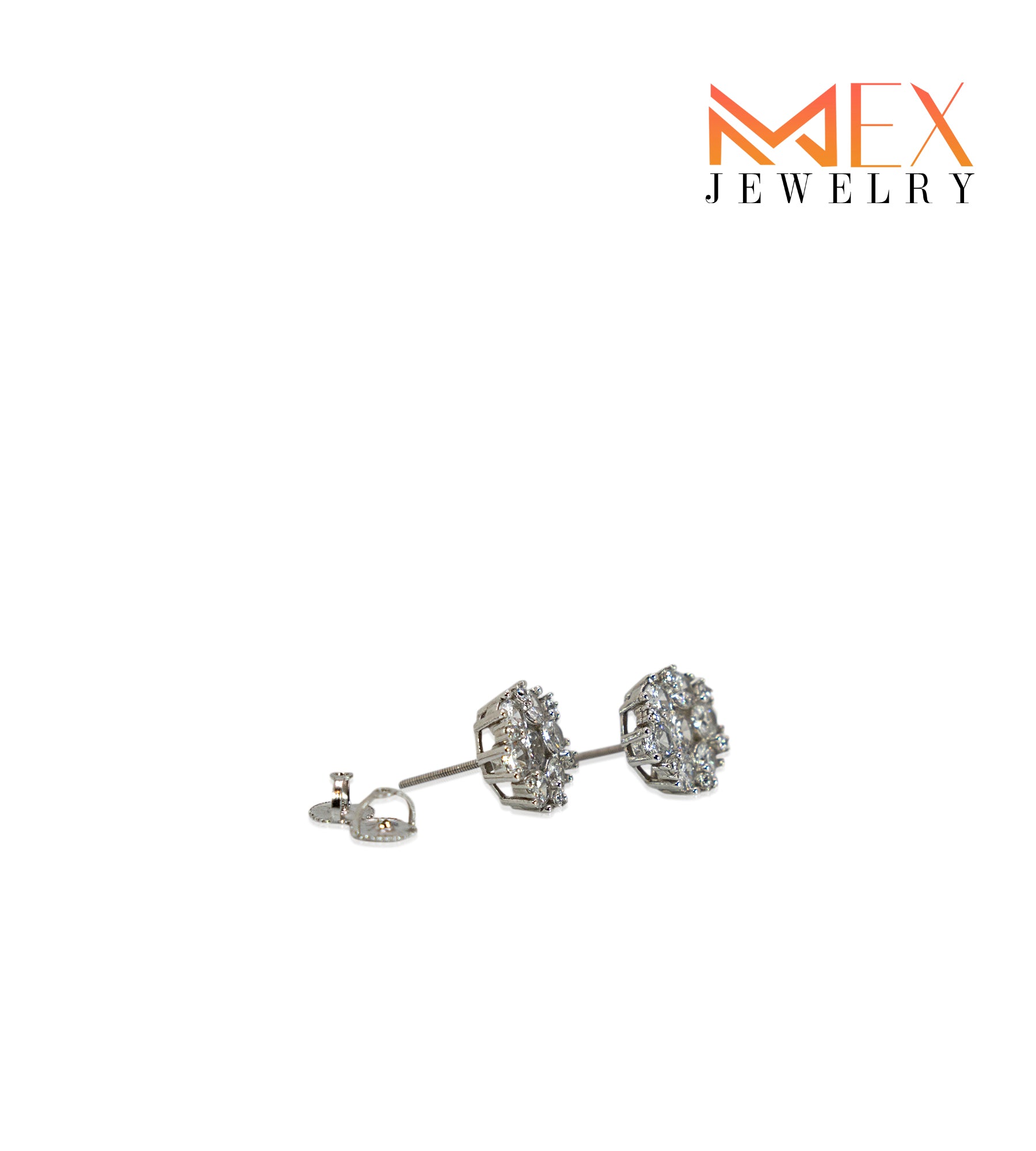 84-MEX7294 925 Silver Earrings