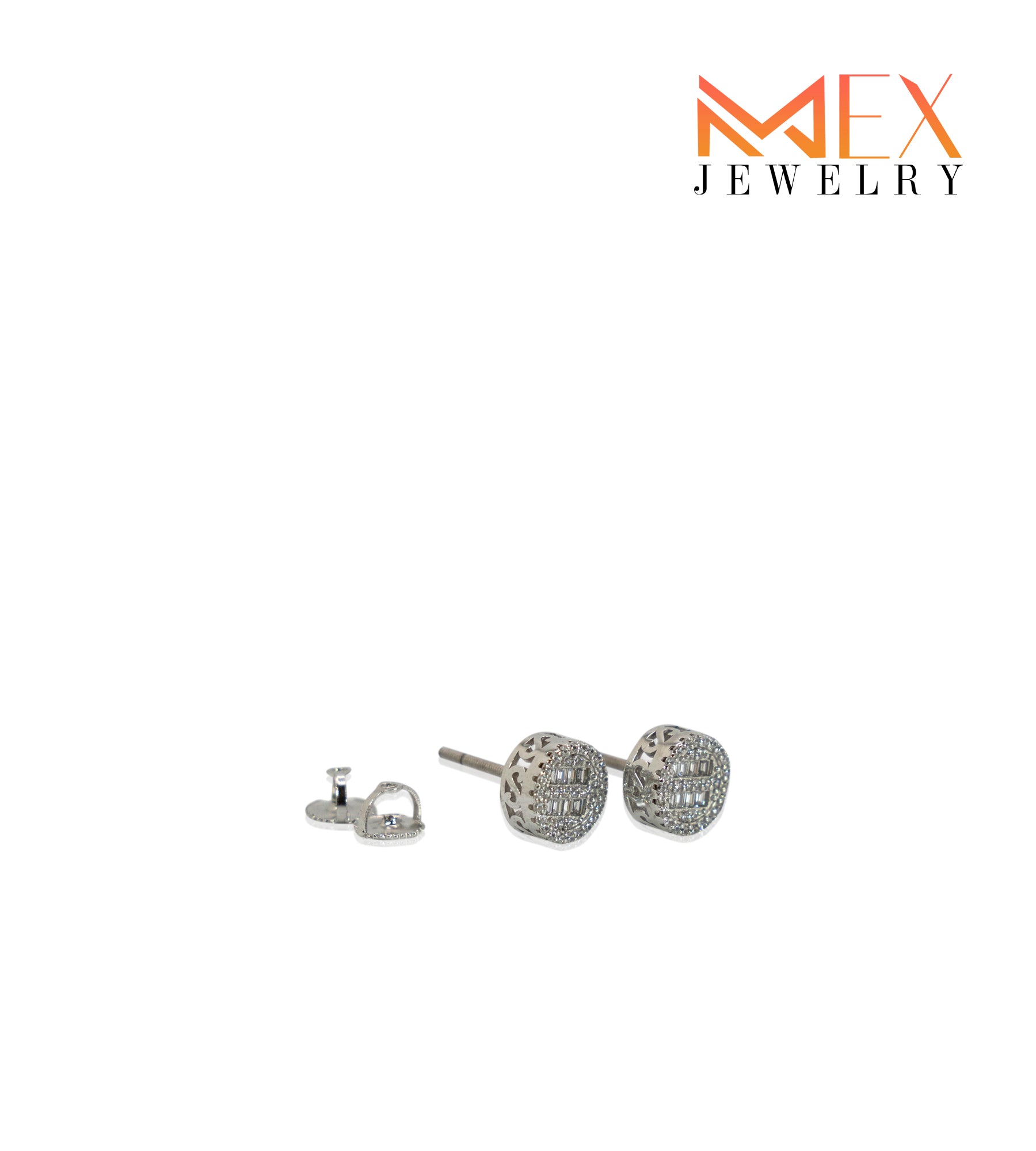 85-MEX7863 925 Silver Earrings