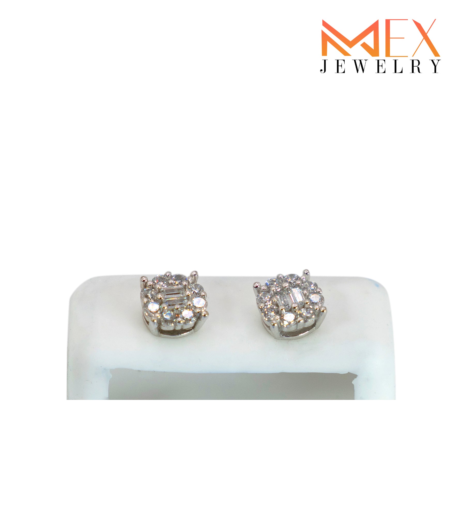 87-MEX2813 925 Silver Earrings