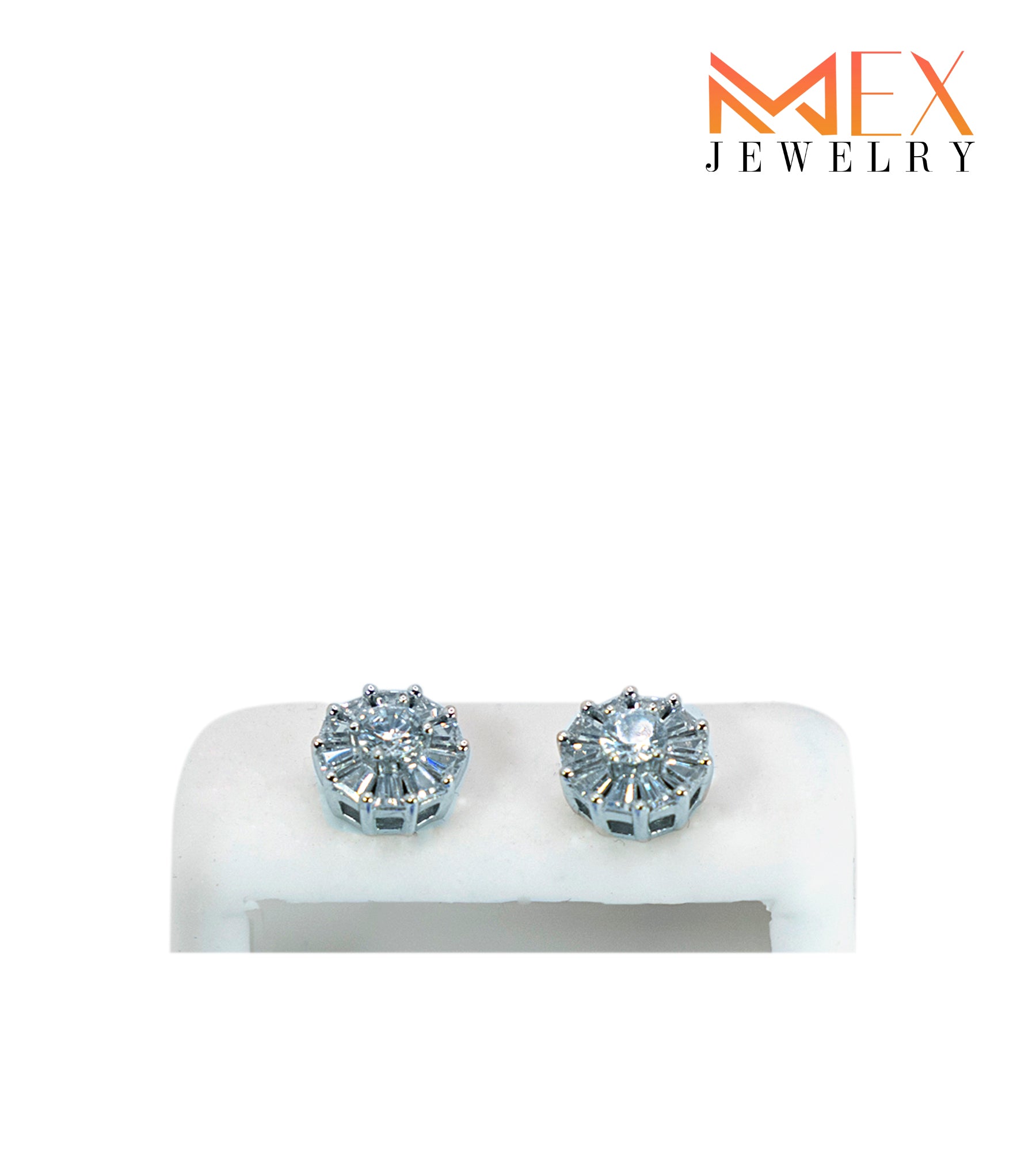 91-MEX7860 925 Silver Earrings