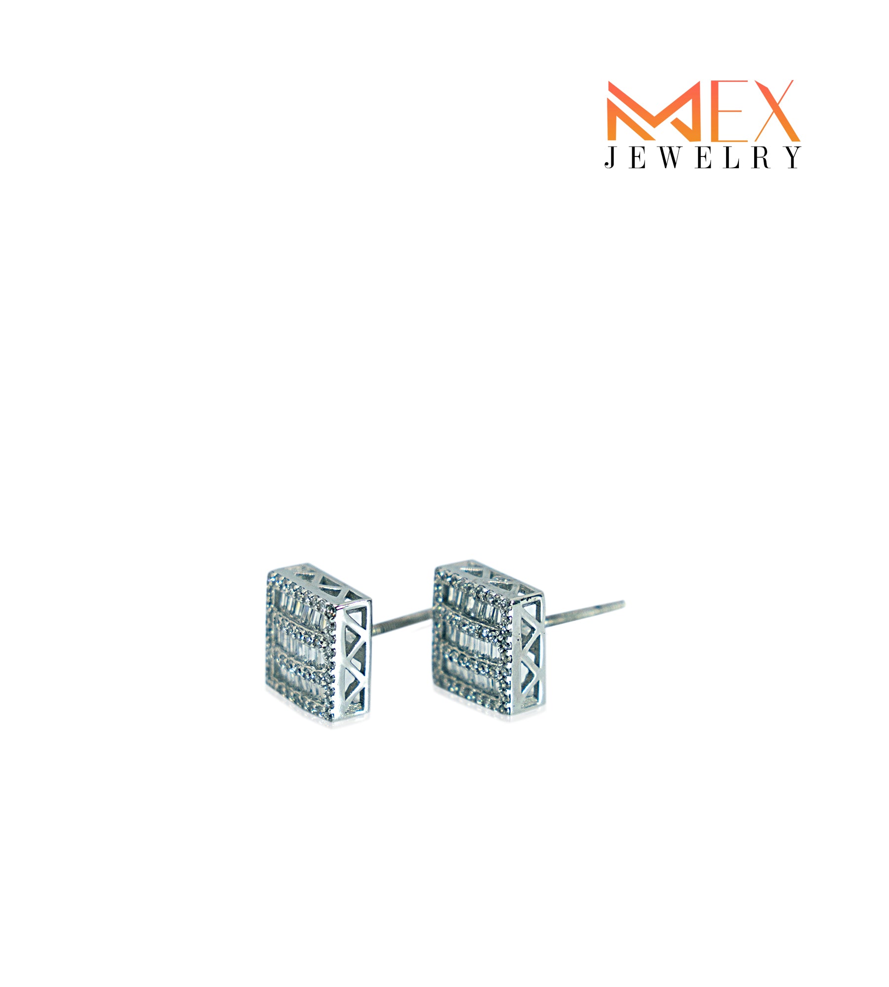 98-MEX787 925 Silver Earrings