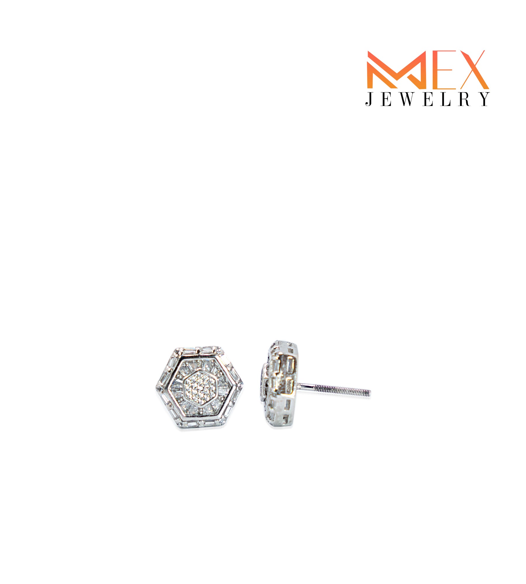 100 -MEX7291 925 Silver Earrings