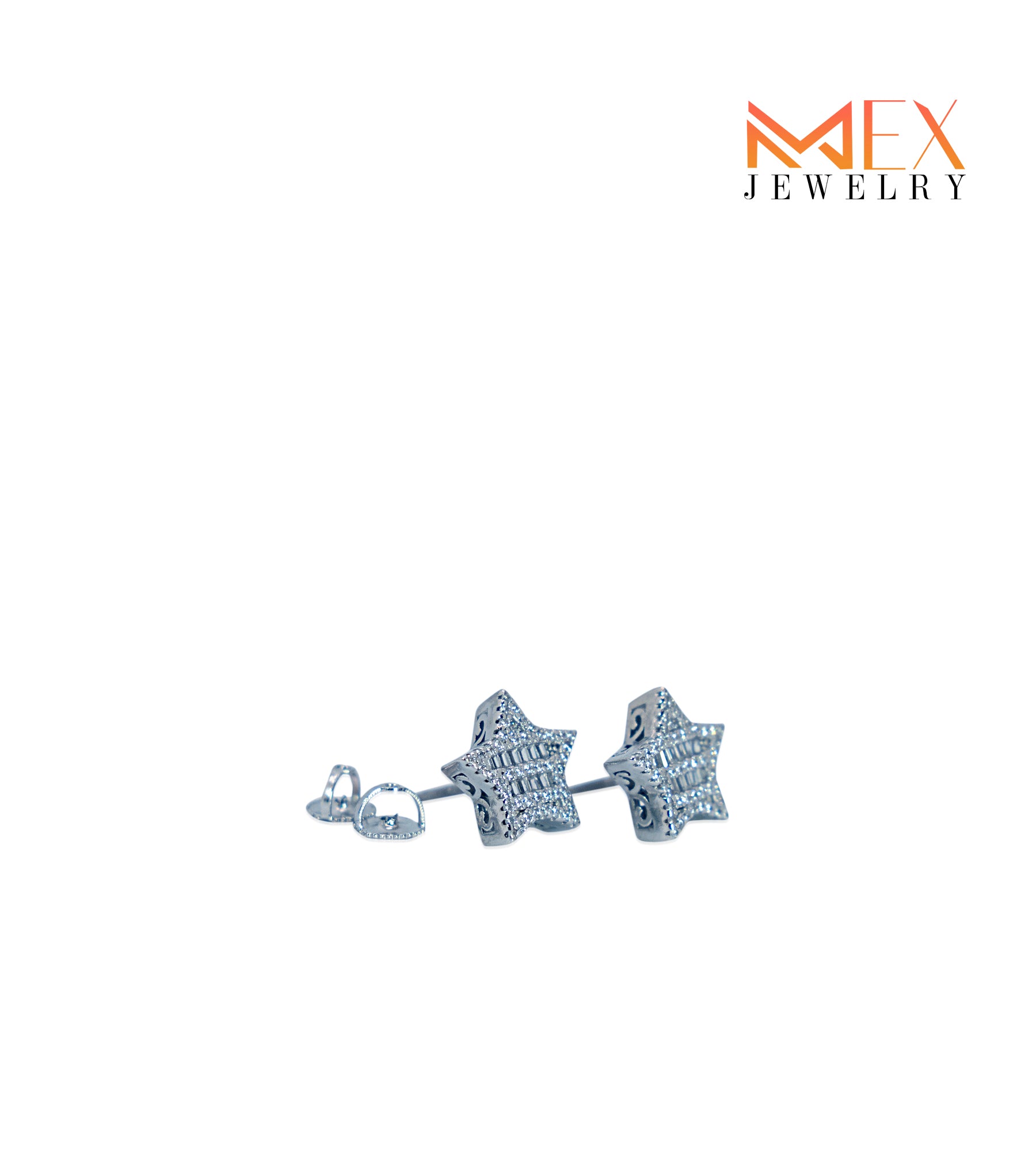 101 -MEX7293 925 Silver Earrings