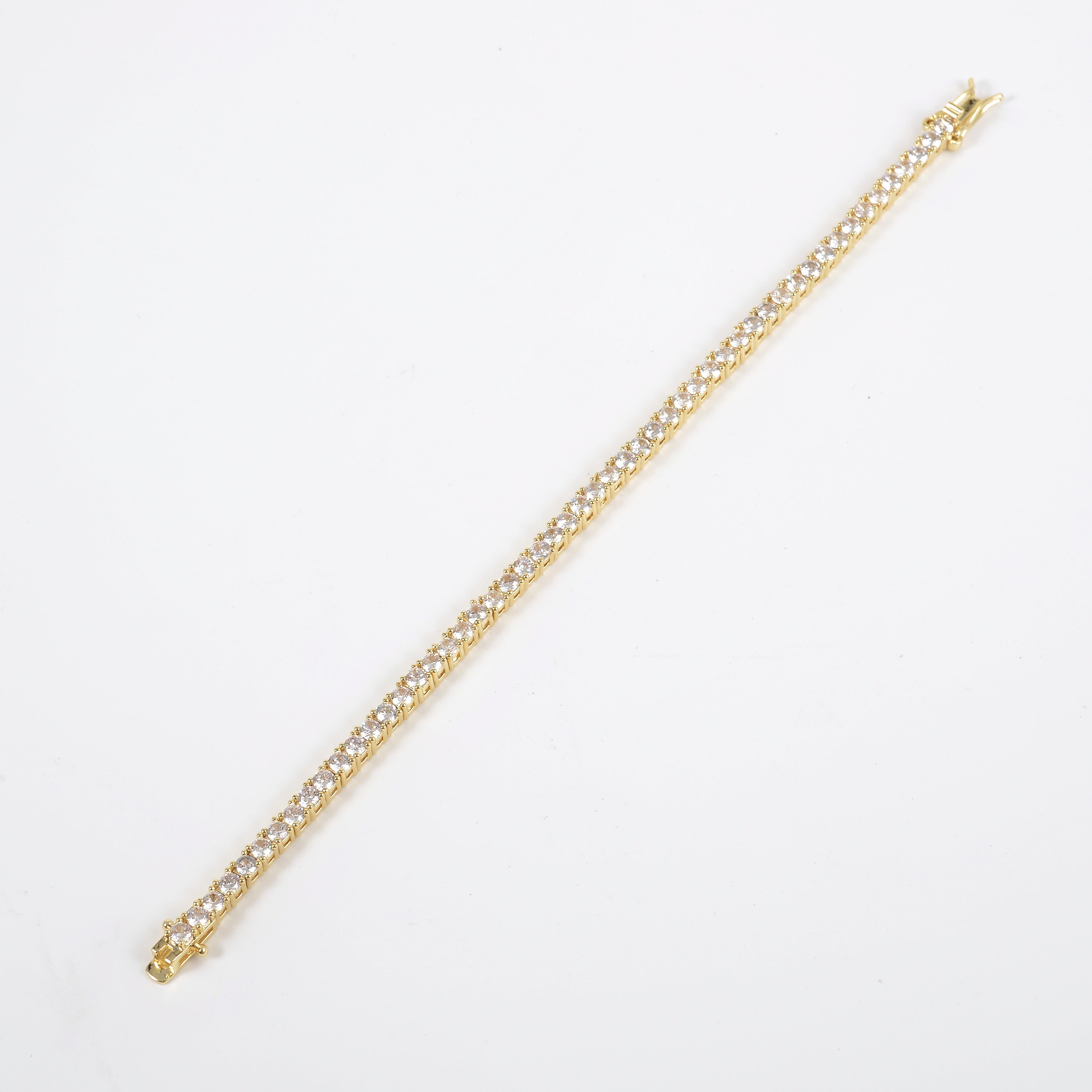 03 MM BRASS TENNIS BRACELET